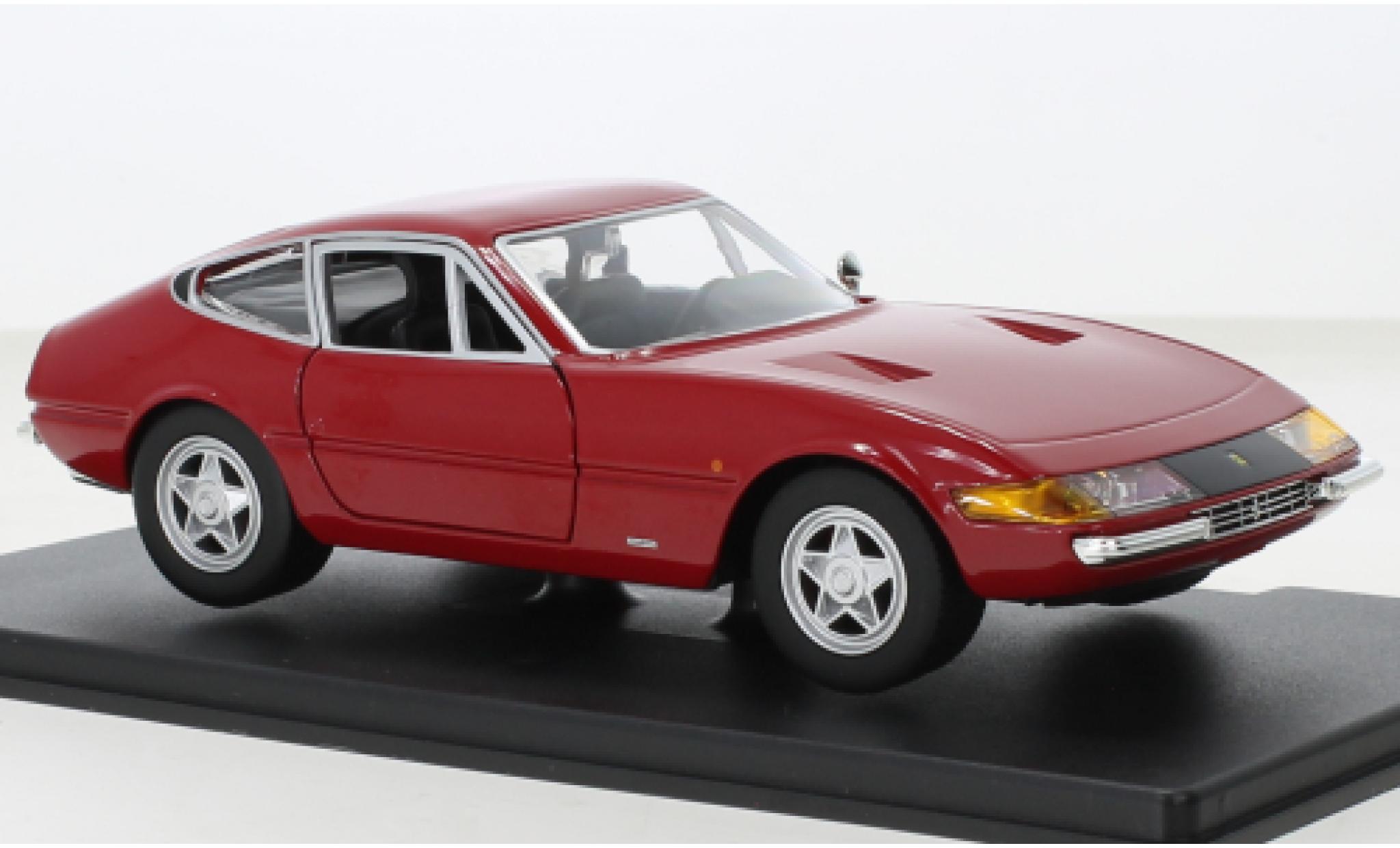 Ferrari 365 1/24 SpecialC GTB4 red 1968 diecast model cars
