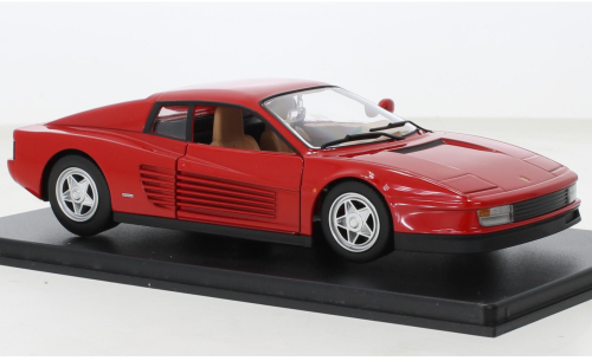 Ferrari Testarossa 1/24 SpecialC red 1984 diecast model cars