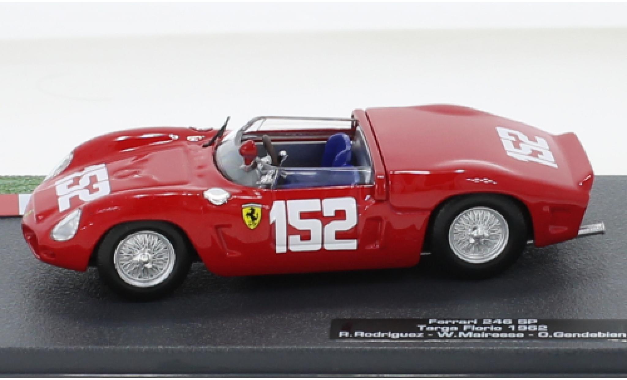 Ferrari 246 1/43 SpecialC SP RHD No.152 Targa Florio 1962 diecast model cars