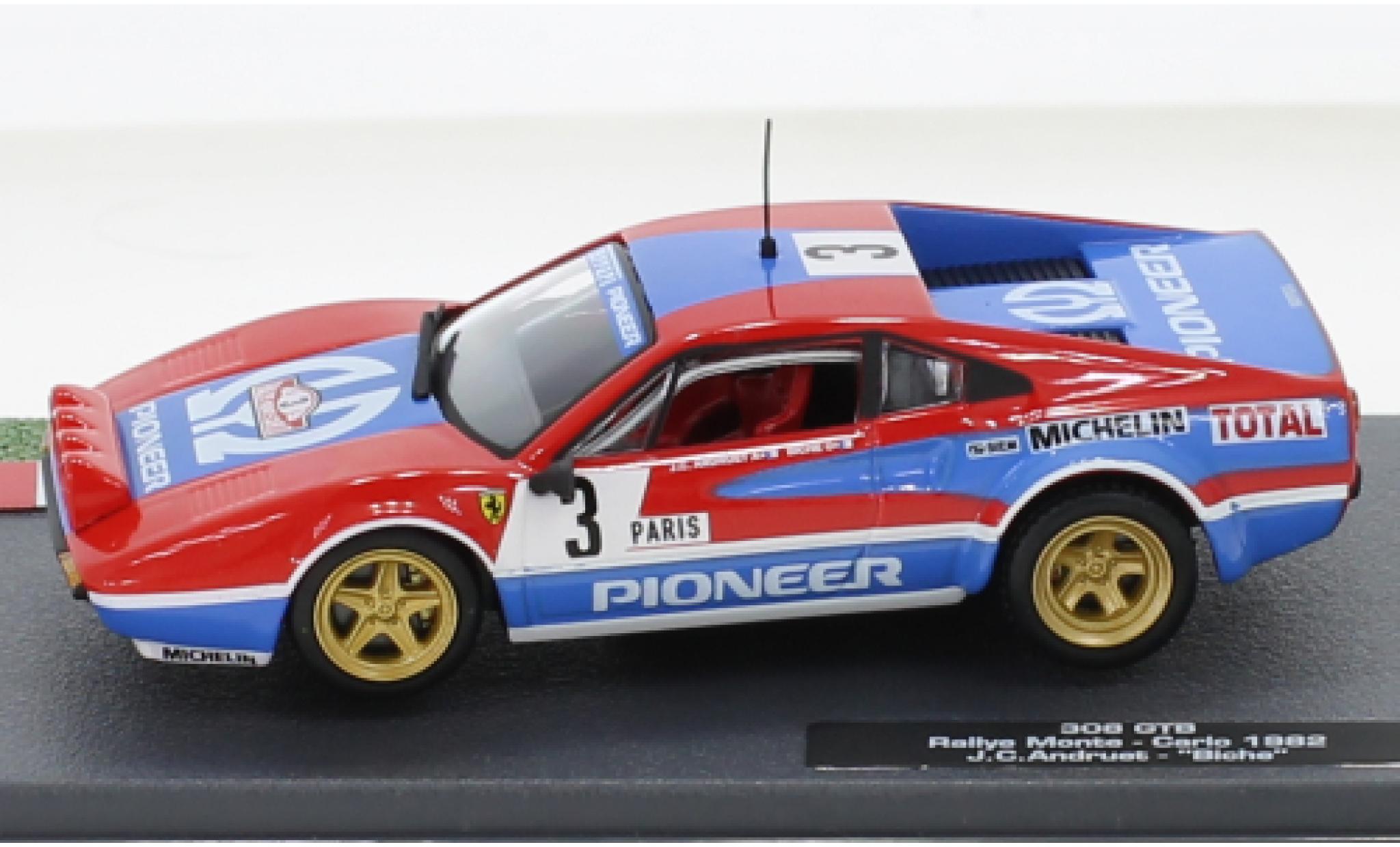 Ferrari 308 1/43 SpecialC GTB No.3 Rally WM Rally Monte Carlo 1982 diecast model cars