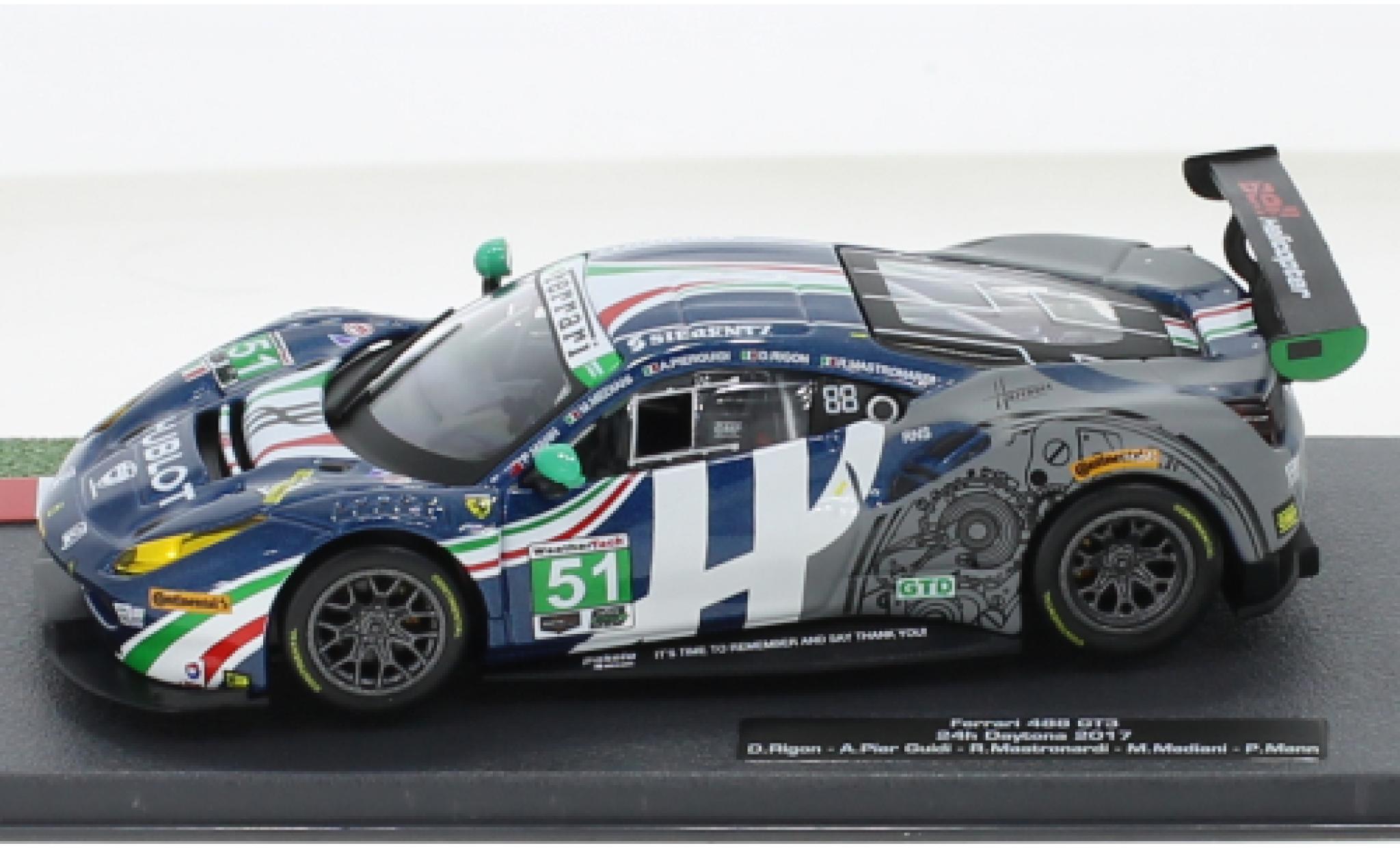 Ferrari 488 1/43 SpecialC GT3 No.51 24h Daytona 2017 diecast model cars