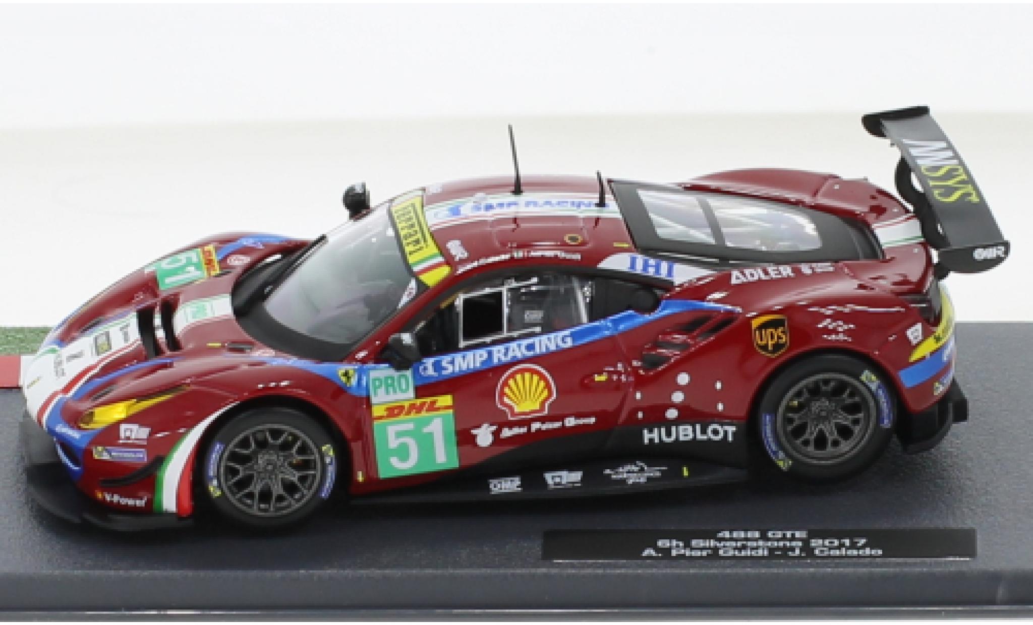 Ferrari 488 1/43 SpecialC GTE No.51 6h Silverstone 2017 diecast model cars