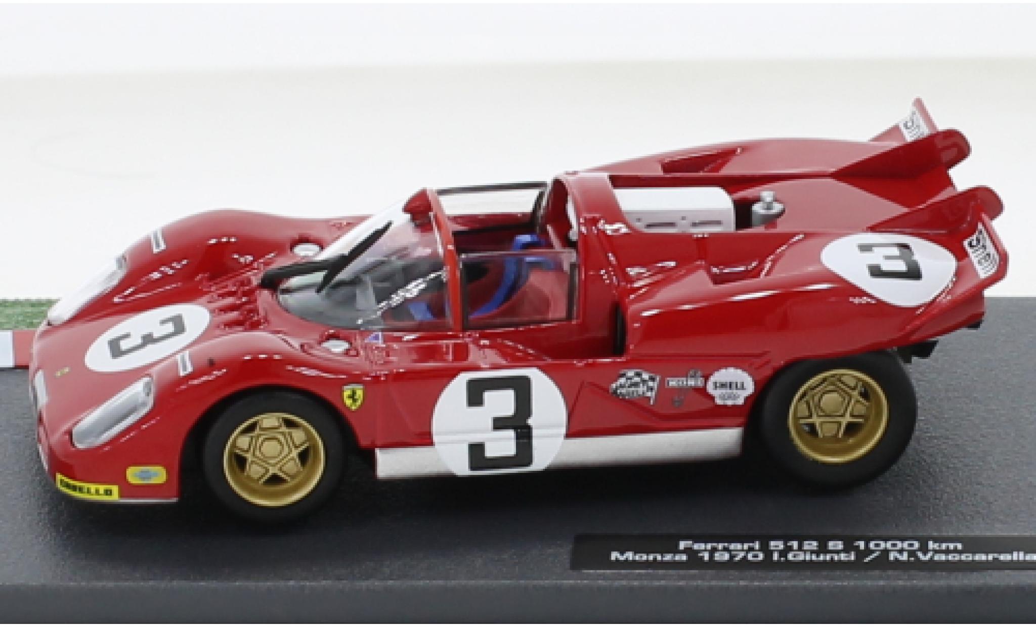 Ferrari 512 1/43 SpecialC S RHD No.3 1000km Monza 1970 diecast model cars