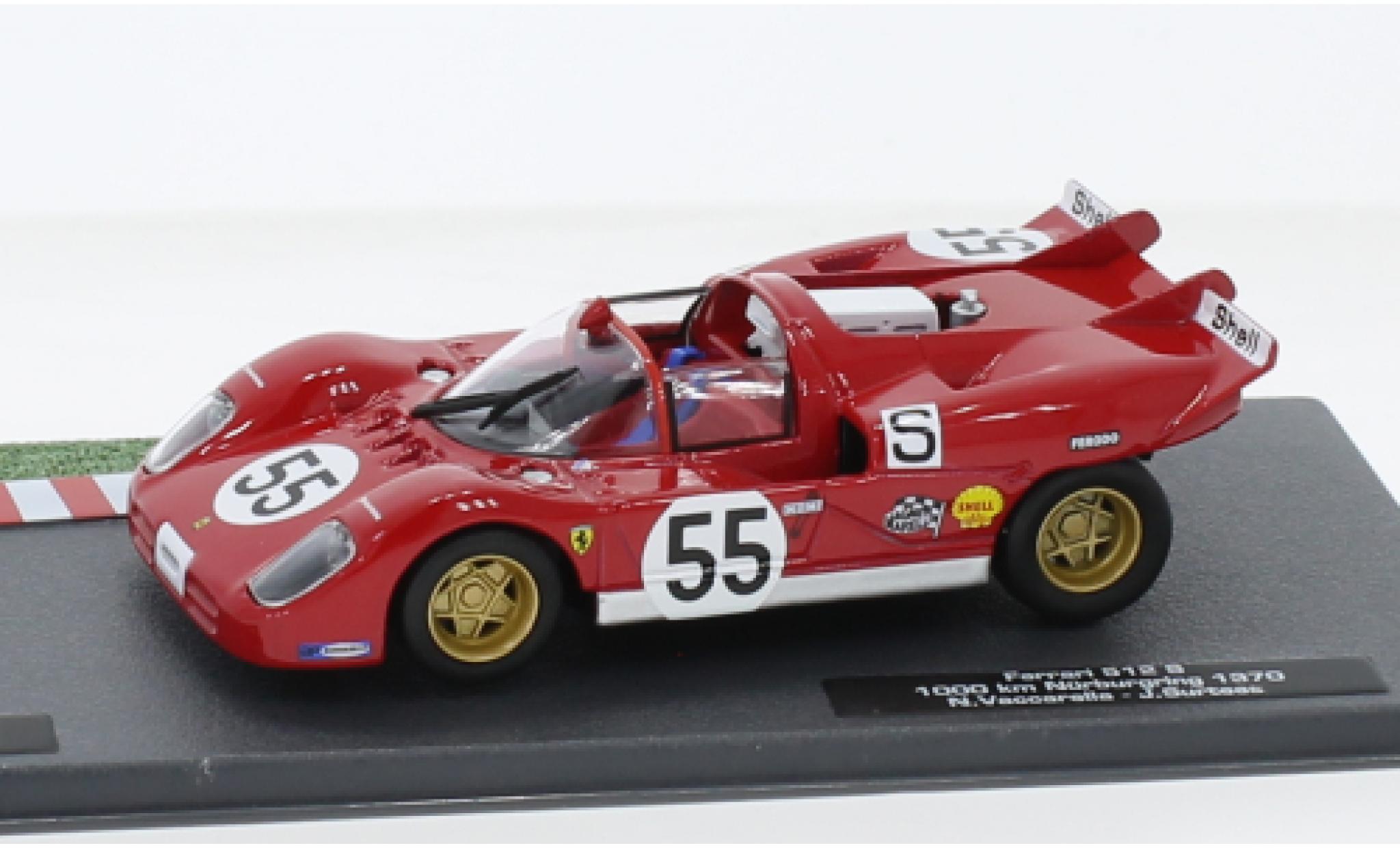 Ferrari 512 1/43 SpecialC .-125 S RHD No.55 1000km Nuerburgring 1970 diecast model cars