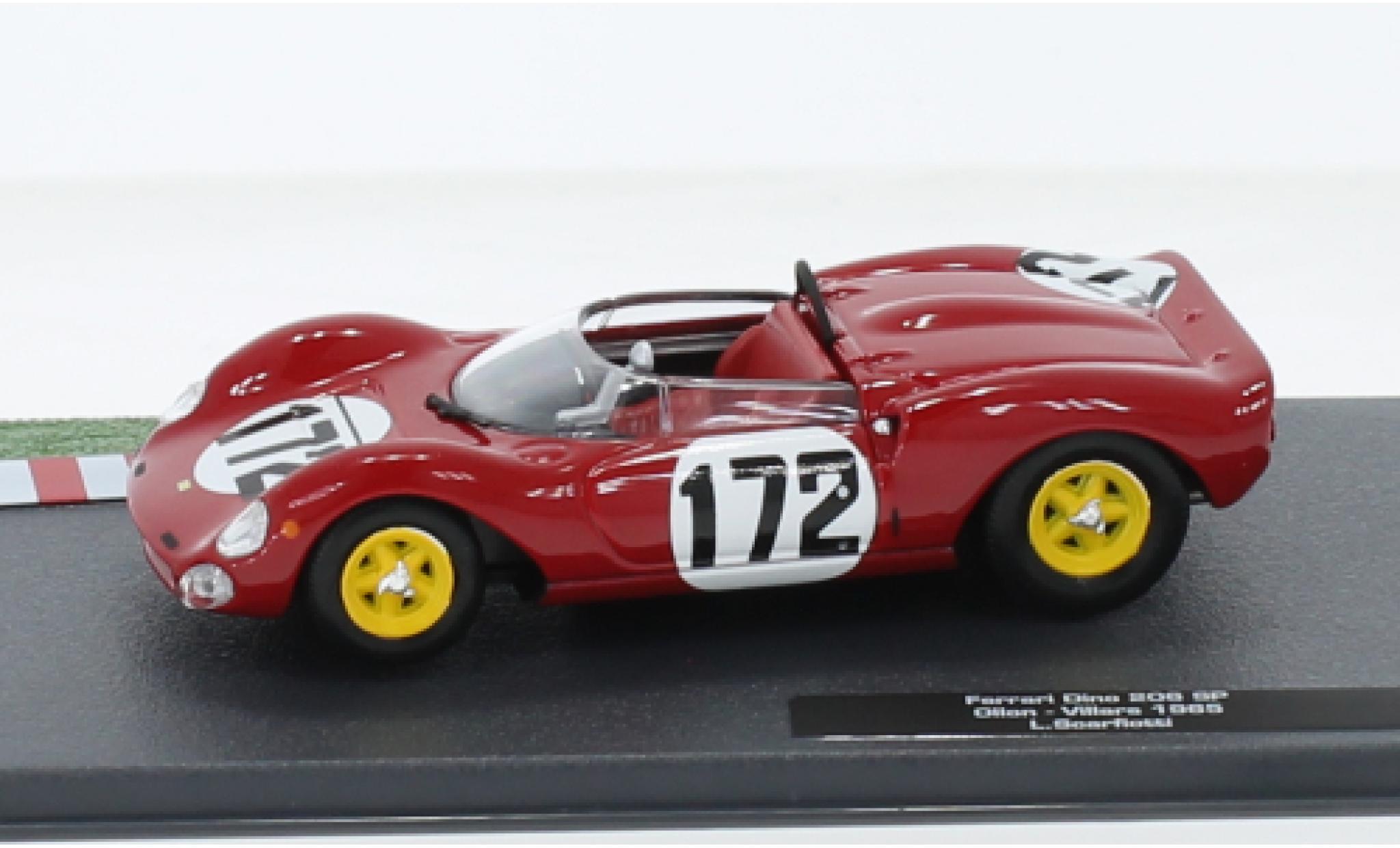 Ferrari Dino 1/43 SpecialC .-125 206 SP RHD No.172 Ollon Villars 1969 diecast model cars