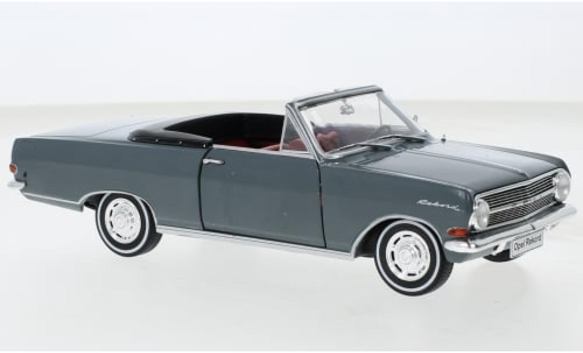 Opel Rekord 1/24 SpecialC .-128 A Deutsch Convertible grey 1964 1:24 diecast model cars