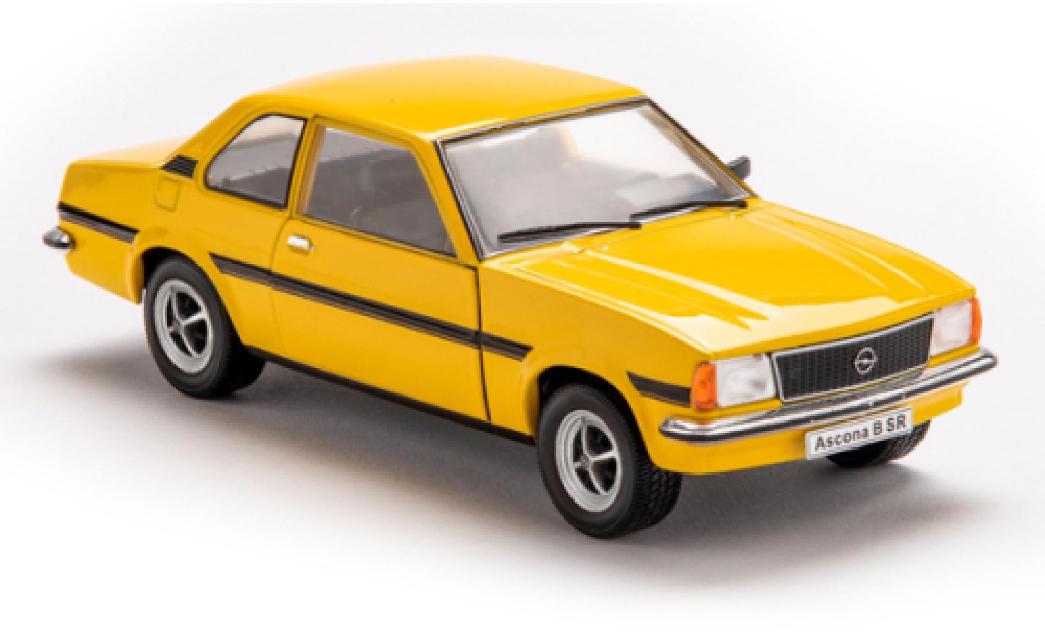 Opel Ascona 1/24 SpecialC B 1.6 SR yellow 1975 diecast model cars