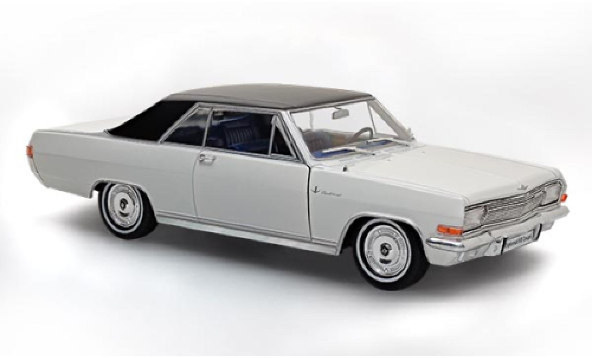 Opel Diplomat 1/24 SpecialC A Coupe white/black 1965 diecast model cars