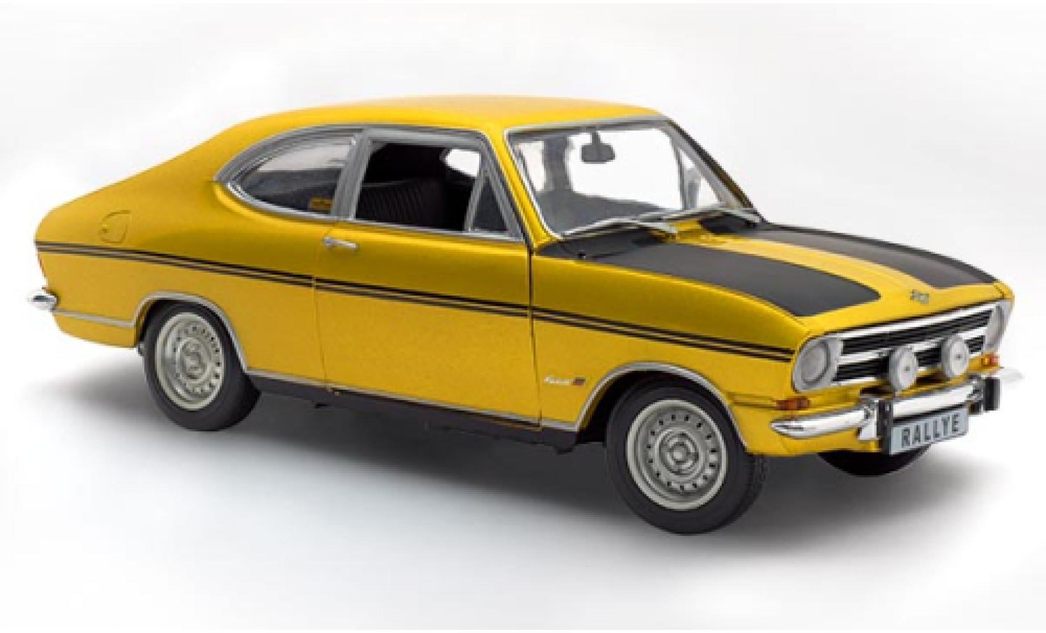 Opel Kadett 1/24 SpecialC B Rally Coupe yellow/black 1970 diecast model cars