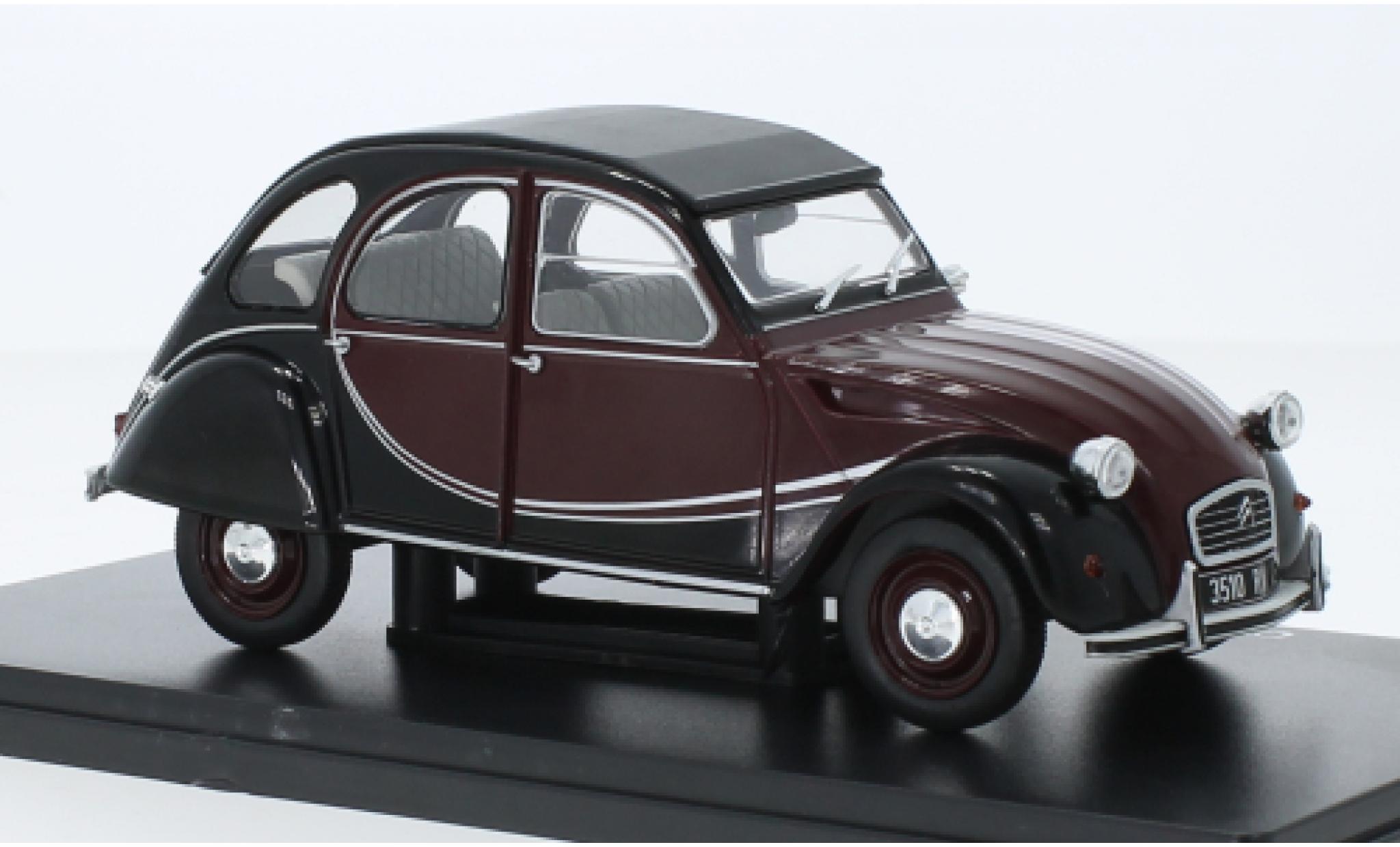 Citroen 2CV 1/24 SpecialC .-132 6 Charleston red fonc&eacute;/black 1982 diecast model cars