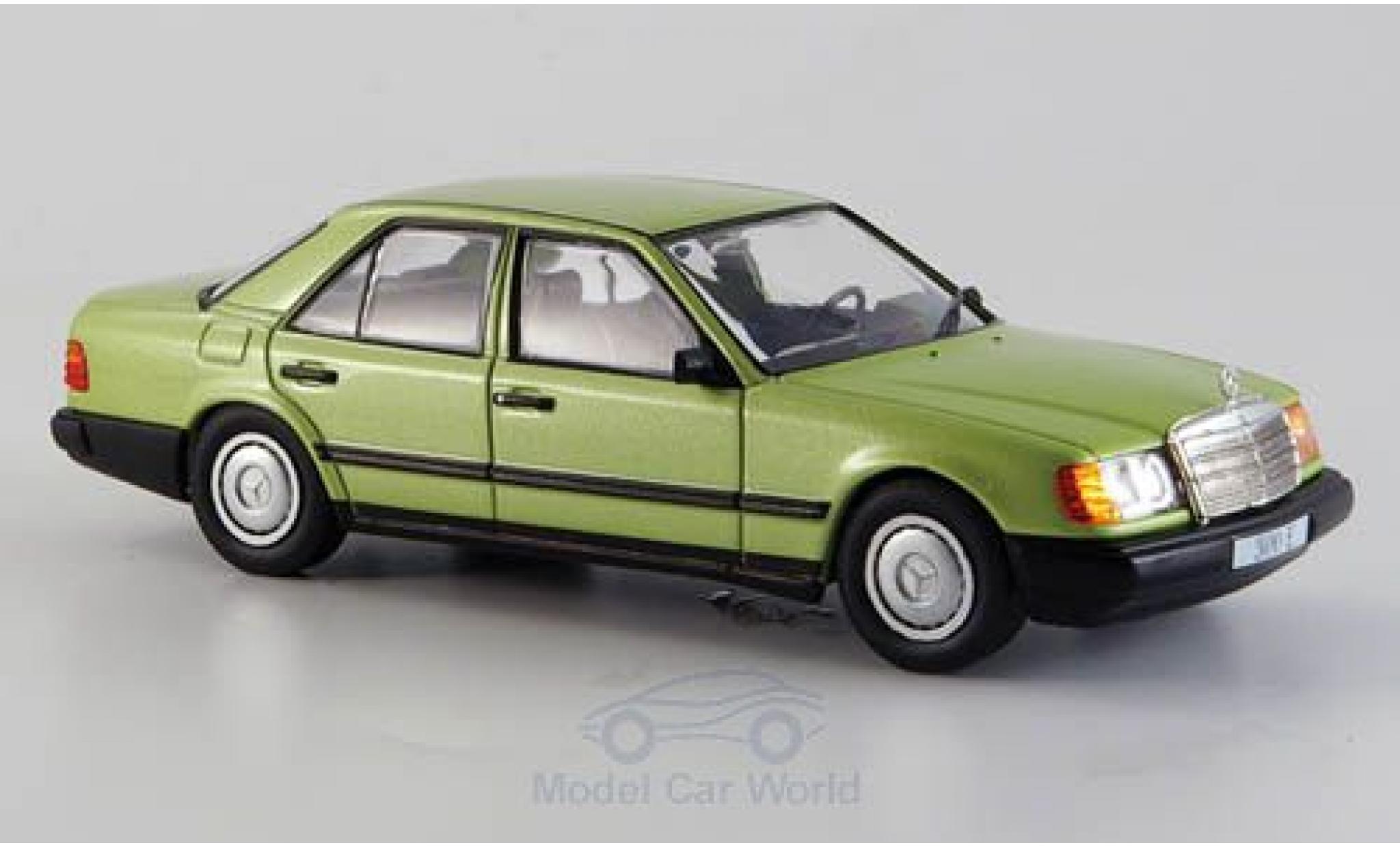 Mercedes 300 1/43 SpecialC E (W124) metallic green 1984 ohne Vitrine diecast model cars