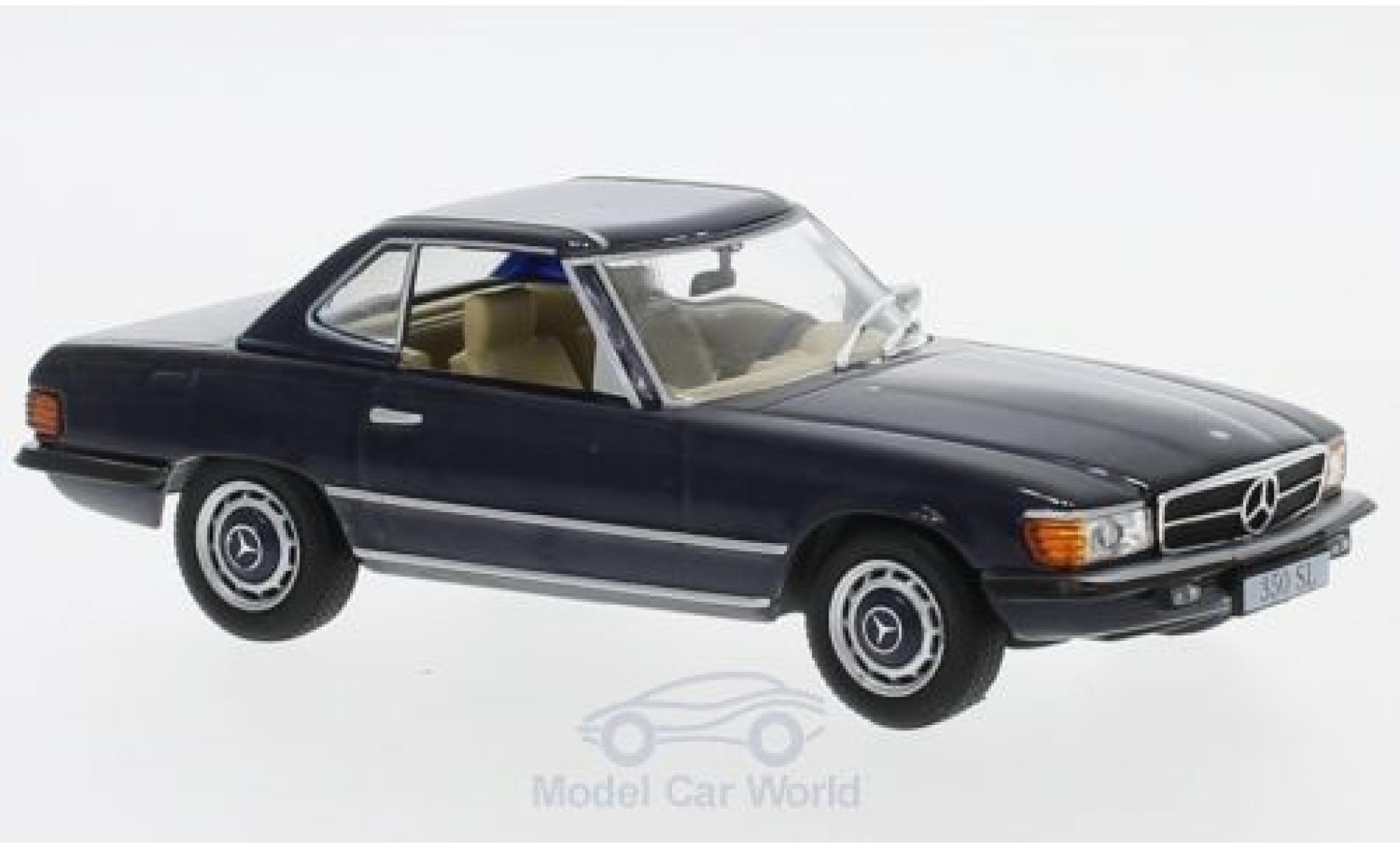 Mercedes 350 1/43 SpecialC SL (R107) blue 1971 ohne Vitrine diecast model cars
