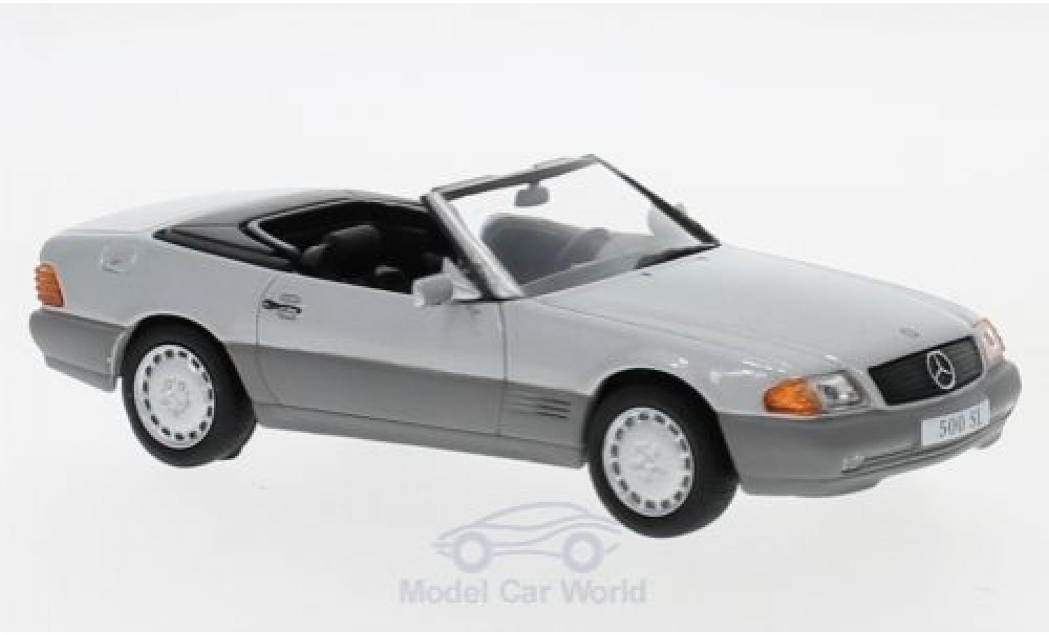 Mercedes 500 1/43 SpecialC SL (R129) grey 1989 ohne Vitrine diecast model cars