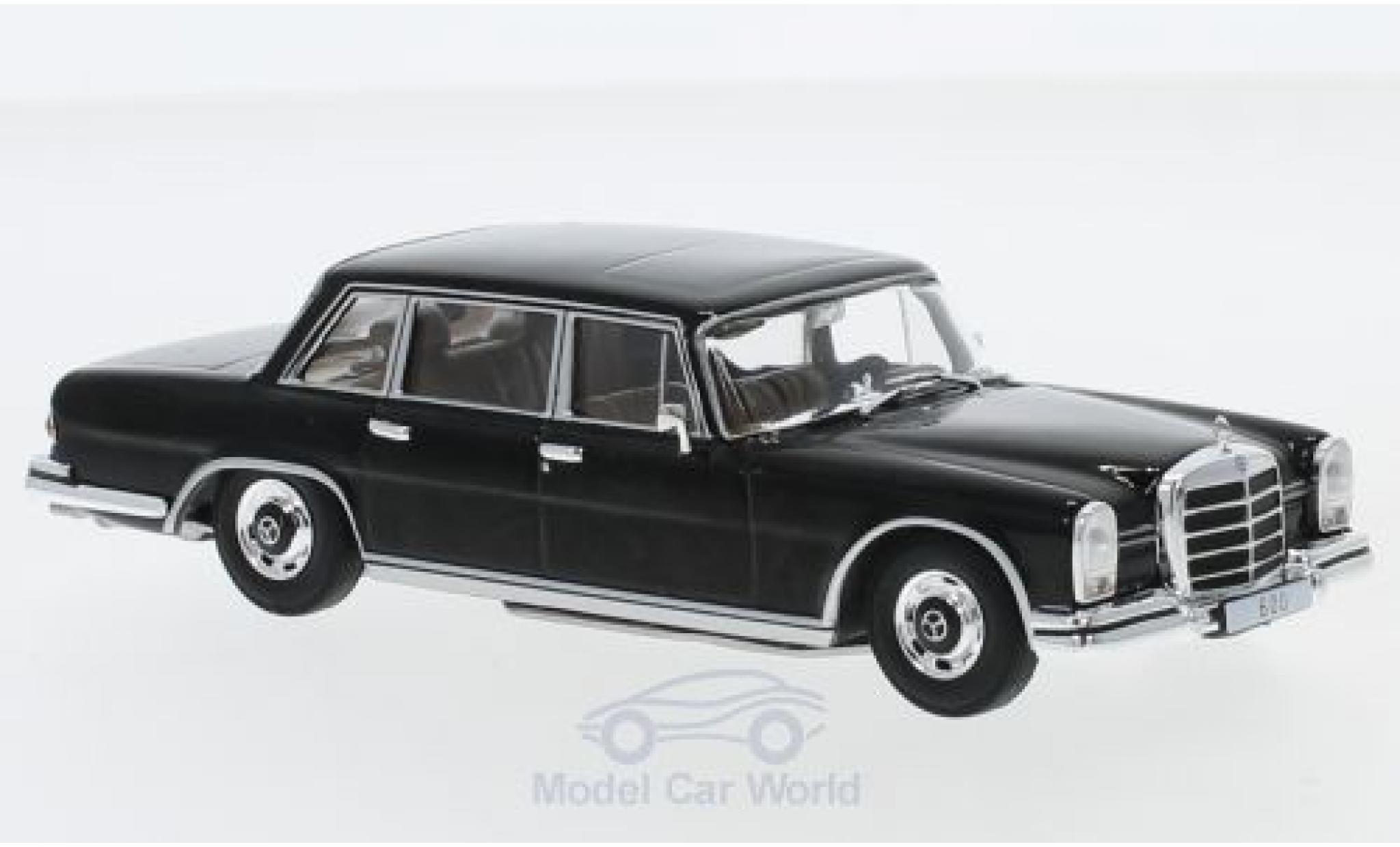 Mercedes 600 1/43 SpecialC (W100) black 1964 ohne Vitrine diecast model cars