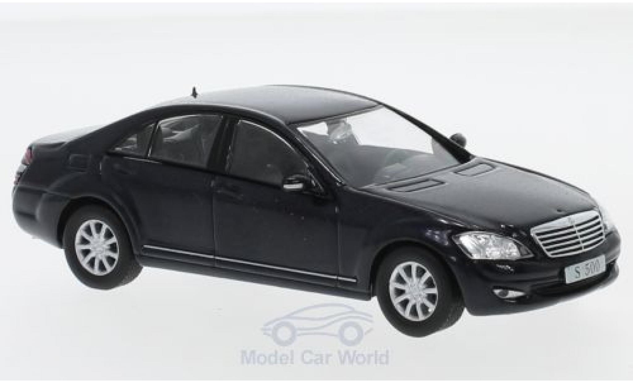 Mercedes Classe S 1/43 SpecialC S 500 (W221) blue 2005 ohne Vitrine diecast model cars
