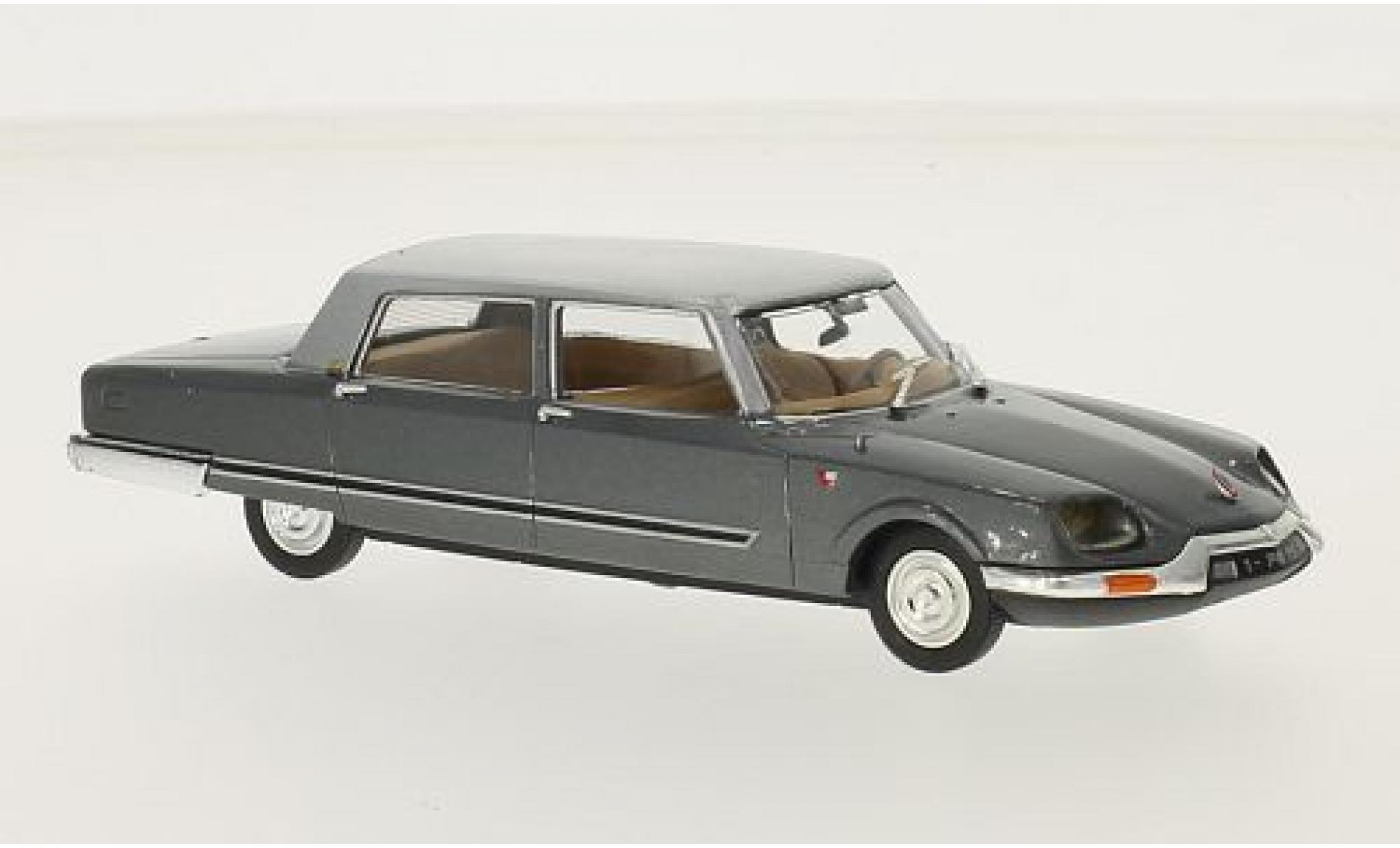Citroen DS 1/43 SpecialC 21 Presidentielle Chapron metallic grey/metallic grey Charles de Gaulle 1969 sans Vitrine diecast model cars