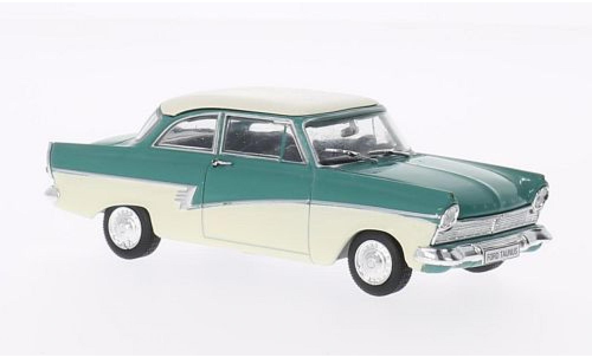 Ford Taunus 1/43 SpecialC 17M t&uuml;rkis/beige sans Vitrine diecast model cars