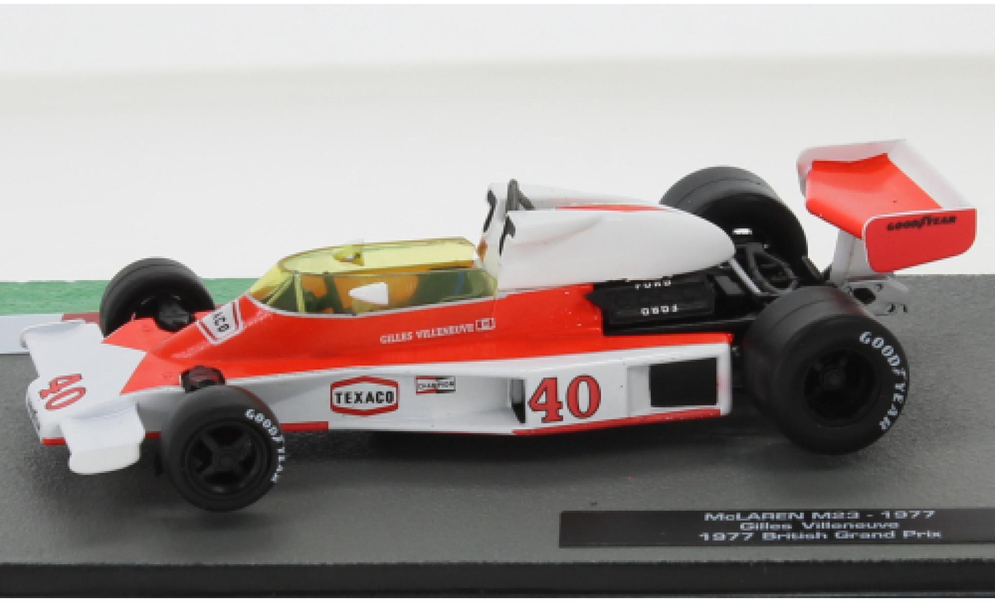 McLaren M23 1/43 SpecialC No.40 Formel 1 GP Gro&szlig;britannien 1977 diecast model cars