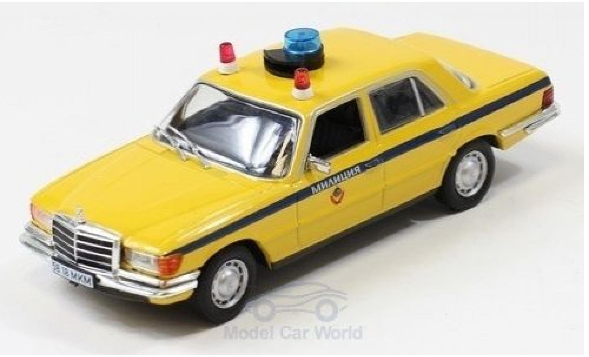 Mercedes Classe S 1/43 SpecialC (W116) Police ohne Vitrine diecast model cars