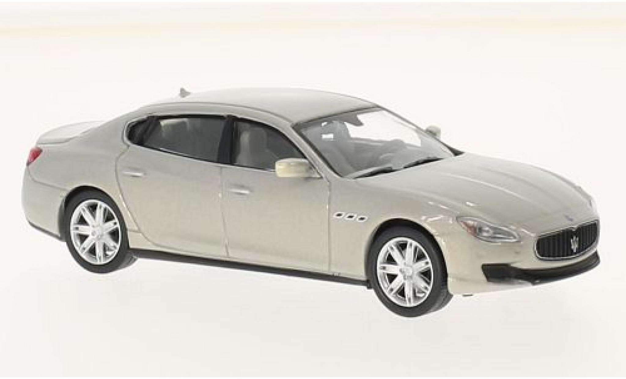 Maserati Quattroporte 1/43 SpecialC GTS metallic grey sans Vitrine diecast model cars