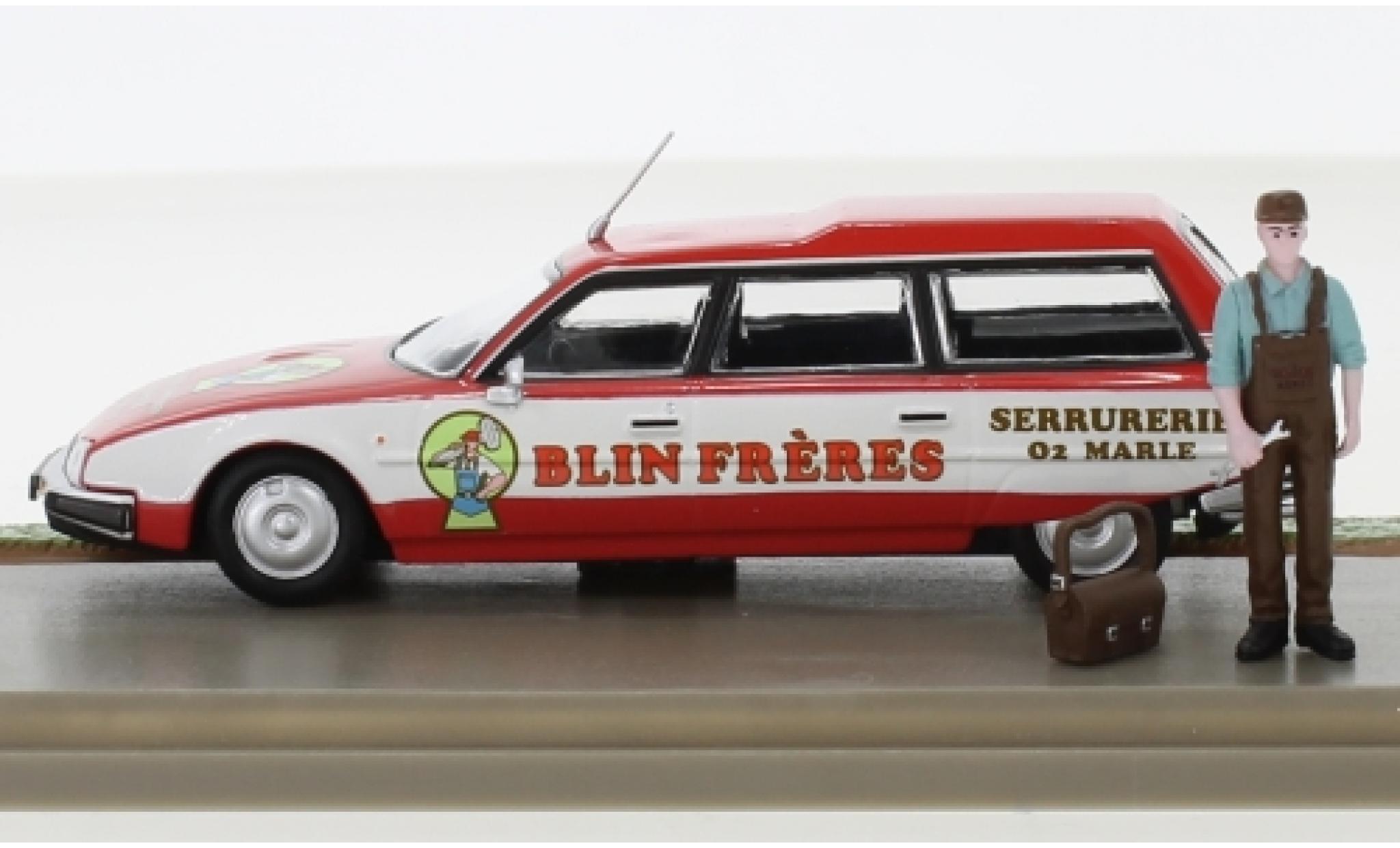 Citroen CX 1/43 SpecialC Estate Blin Freres avec figurine sans Vitrine diecast model cars