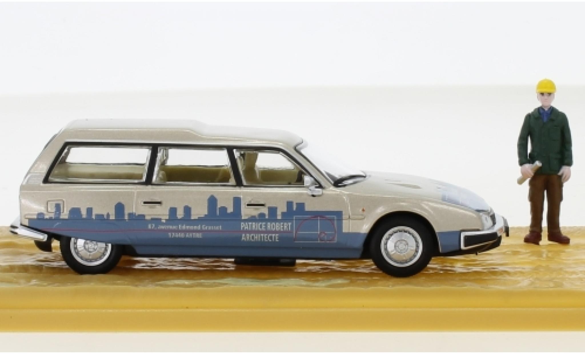 Citroen CX 1/43 SpecialC Estate Patrice Robert Architecte mit Figur ohne Vitrine diecast model cars