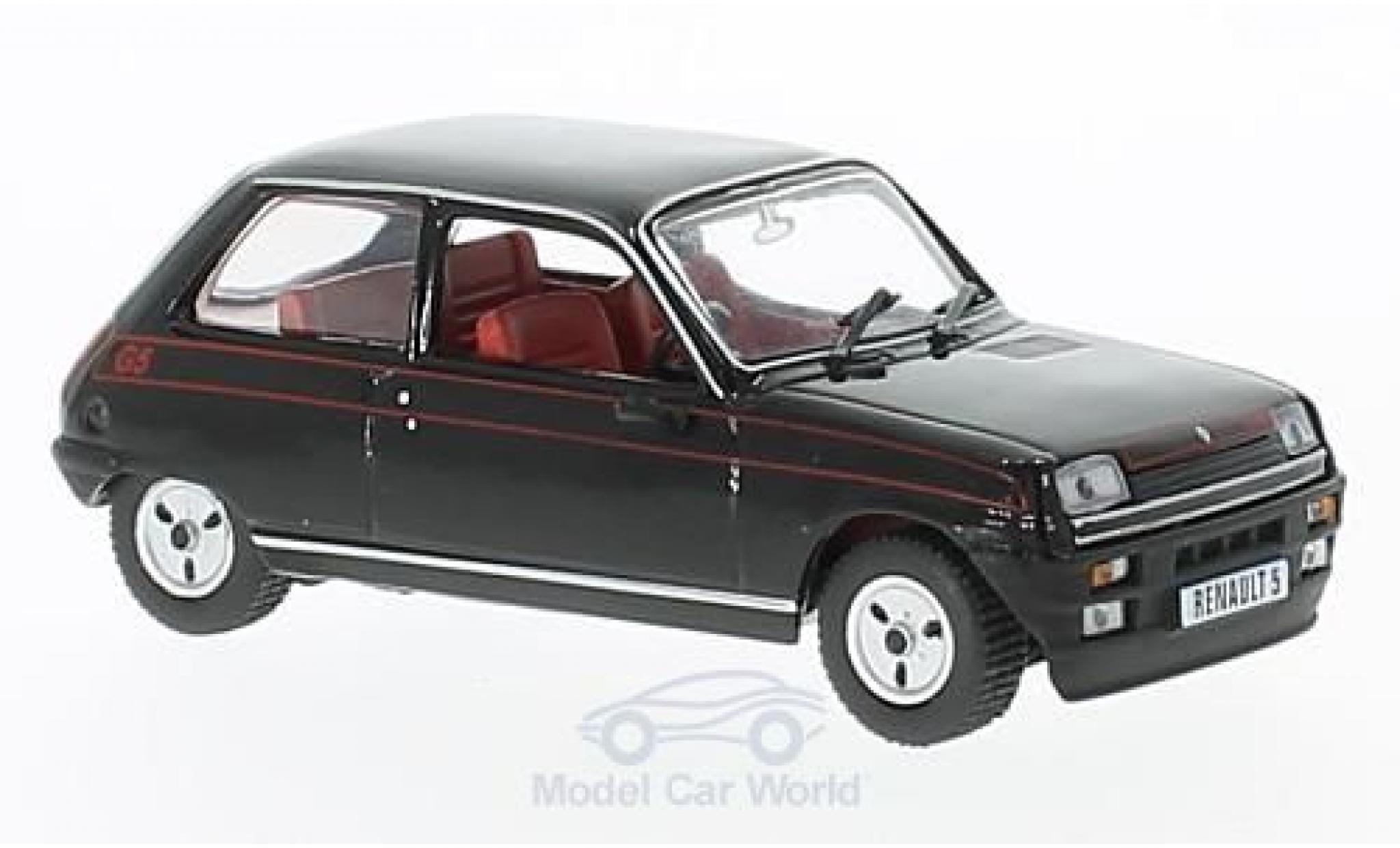Renault 5 1/43 SpecialC Gordini black 1982 ohne Vitrine diecast model cars