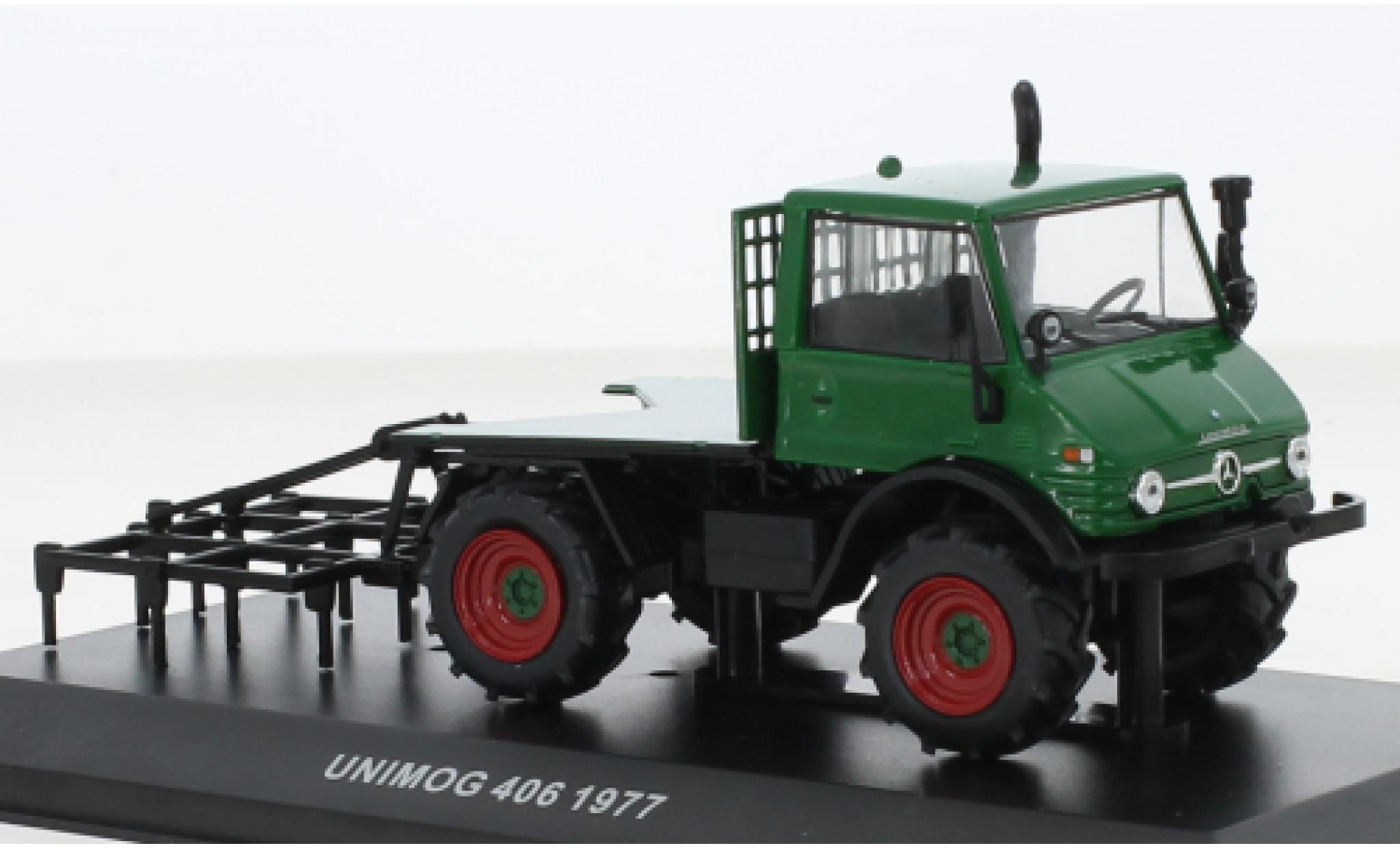 Mercedes Unimog 1/43 SpecialC 406 green 1977 diecast model cars