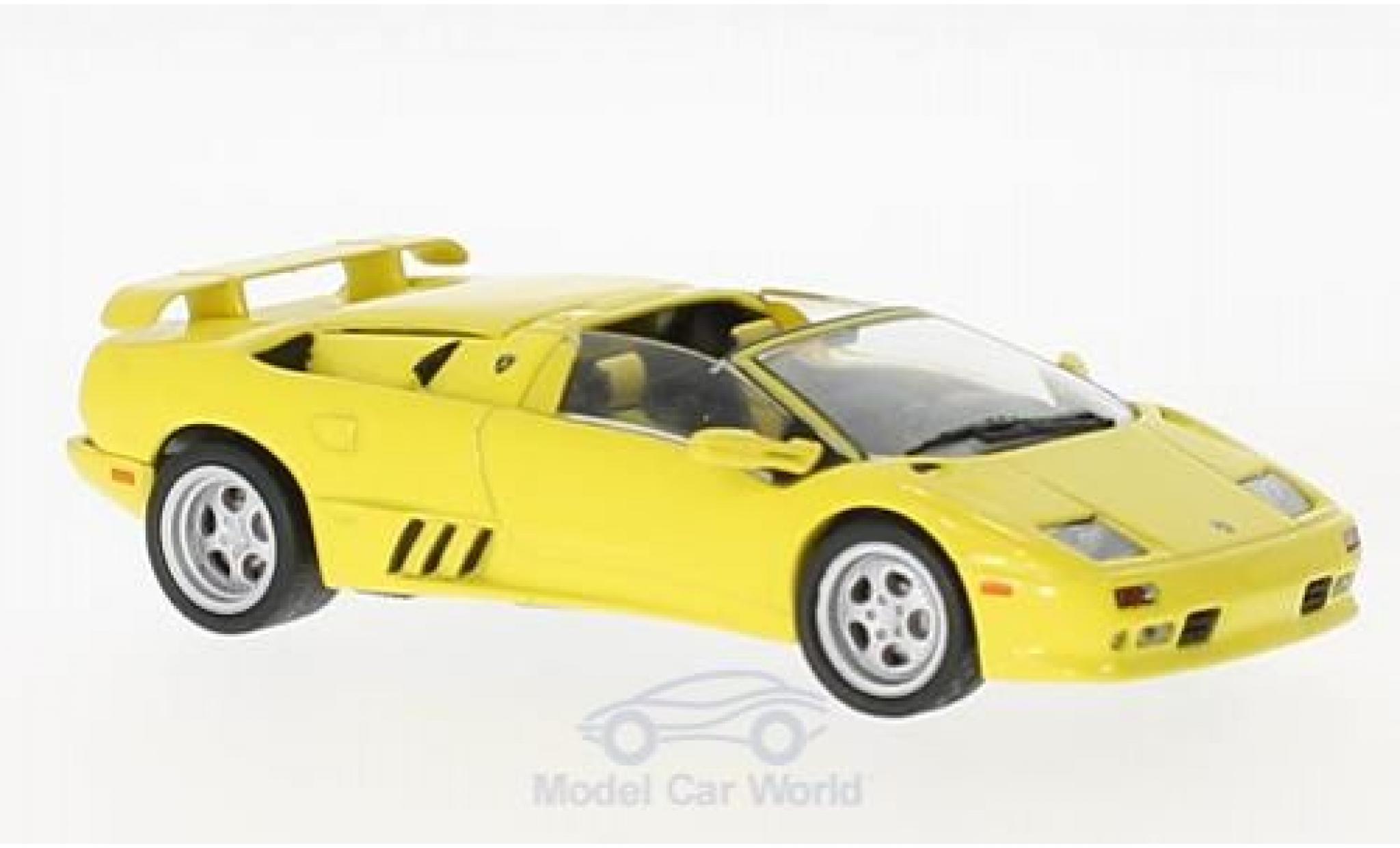 Lamborghini Diablo 1/43 SpecialC Roadster yellow 2000 diecast model cars