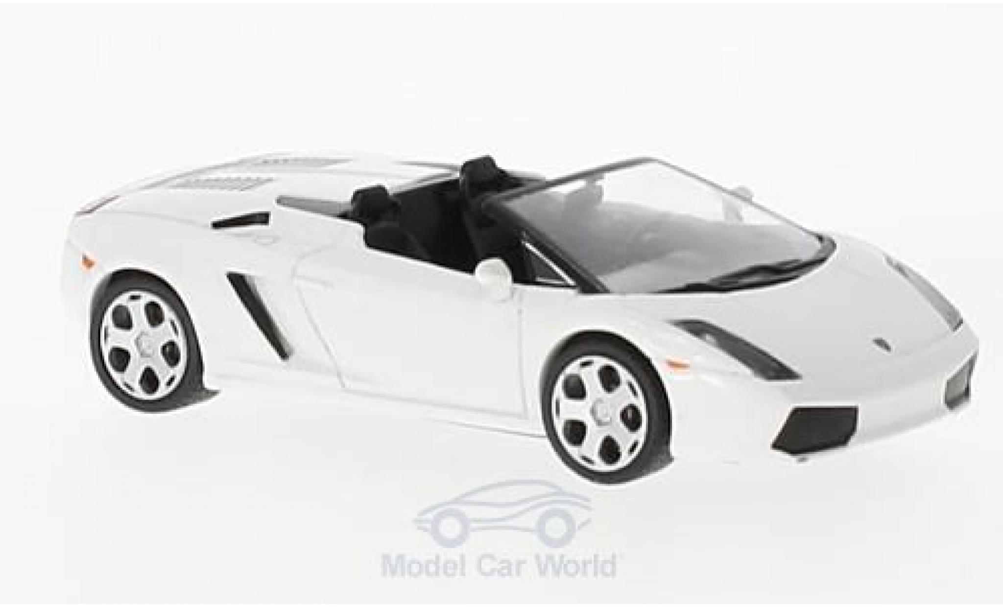 Lamborghini Gallardo Spyder 1/43 SpecialC Spyder white 2005 diecast model cars