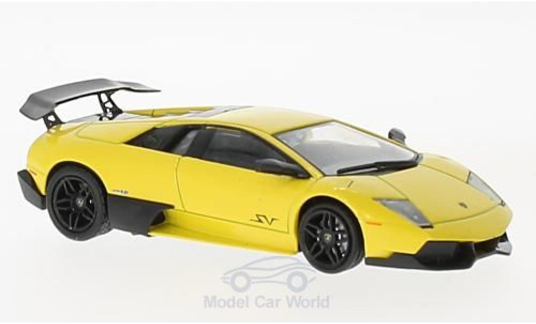 Lamborghini Murcielago 1/43 SpecialC LP 670-4 Superveloce yellow 2009 diecast model cars