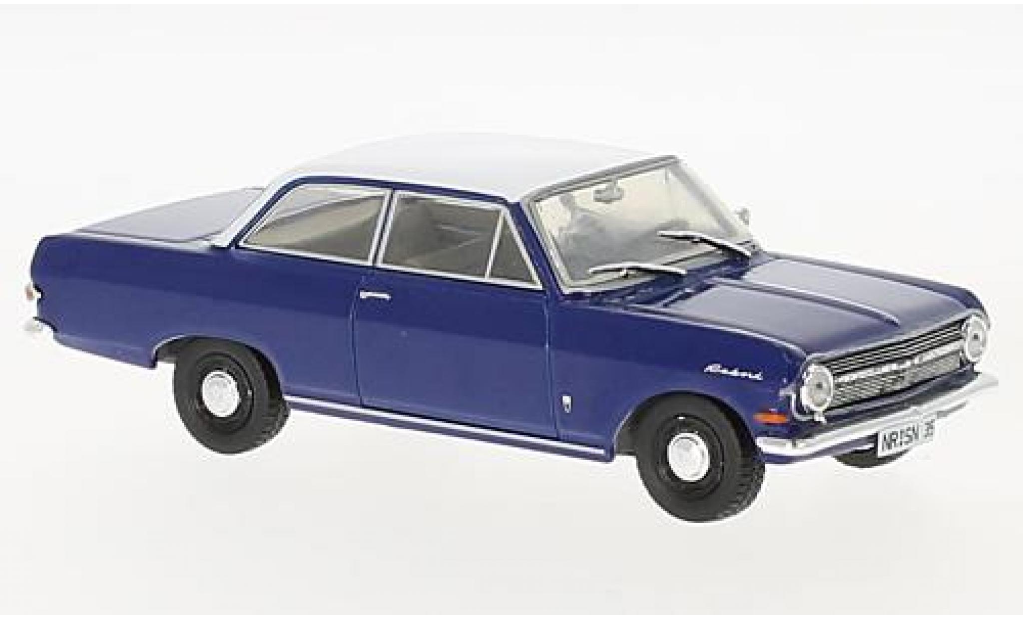 Opel Rekord 1/43 SpecialC A blue/white 1963 sans Vitrine diecast model cars
