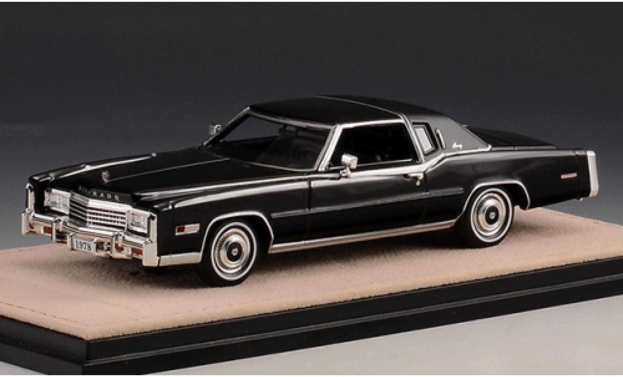 Cadillac Eldorado 1/43 Stamp Models Biarritz black 1978 diecast model cars