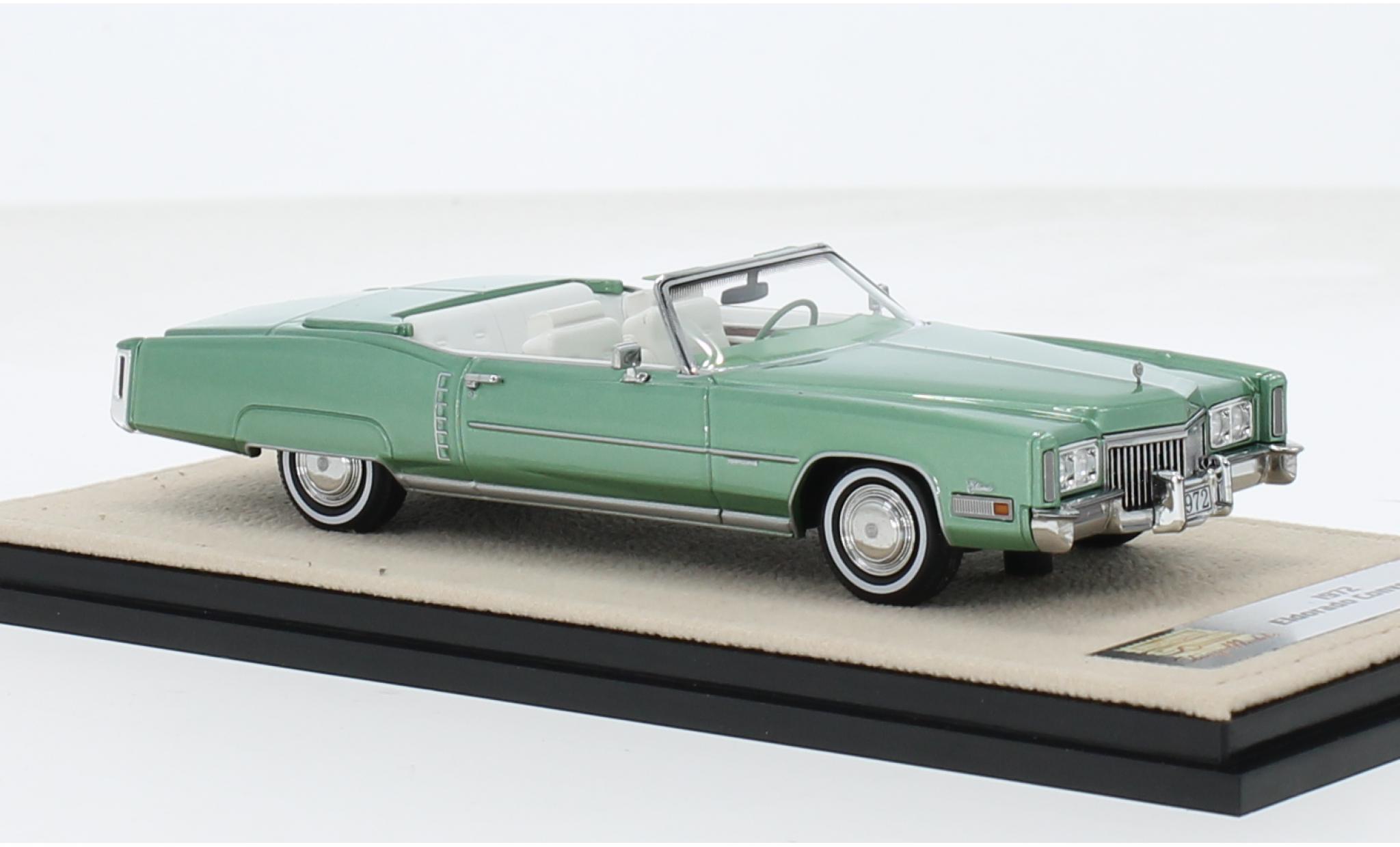 Cadillac Eldorado 1/18 Stamp Models Convertible metallise green 1972 1:18 diecast model cars