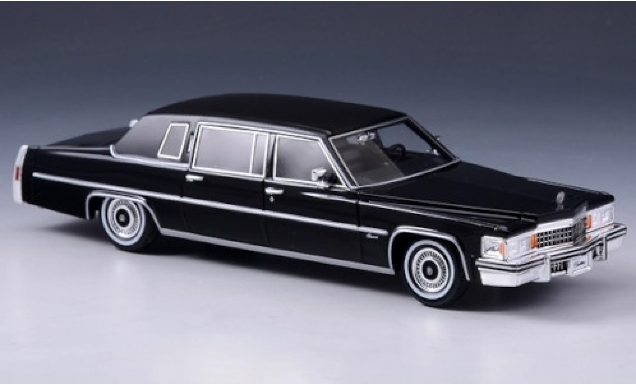 Cadillac Fleetwood 1/43 Stamp Models Limousine black/matt-black 1978 diecast model cars