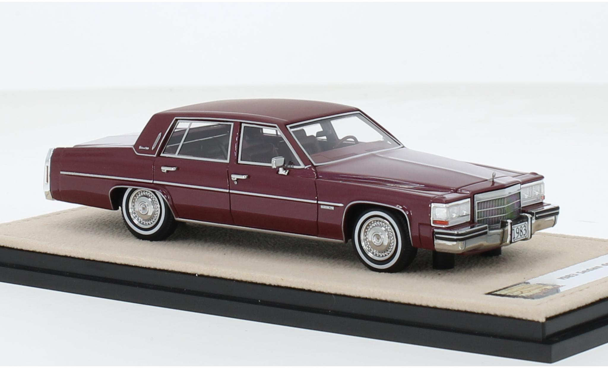 Cadillac Sedan 1/43 Stamp Models DeVille metallise red 1983 1:43 diecast model cars