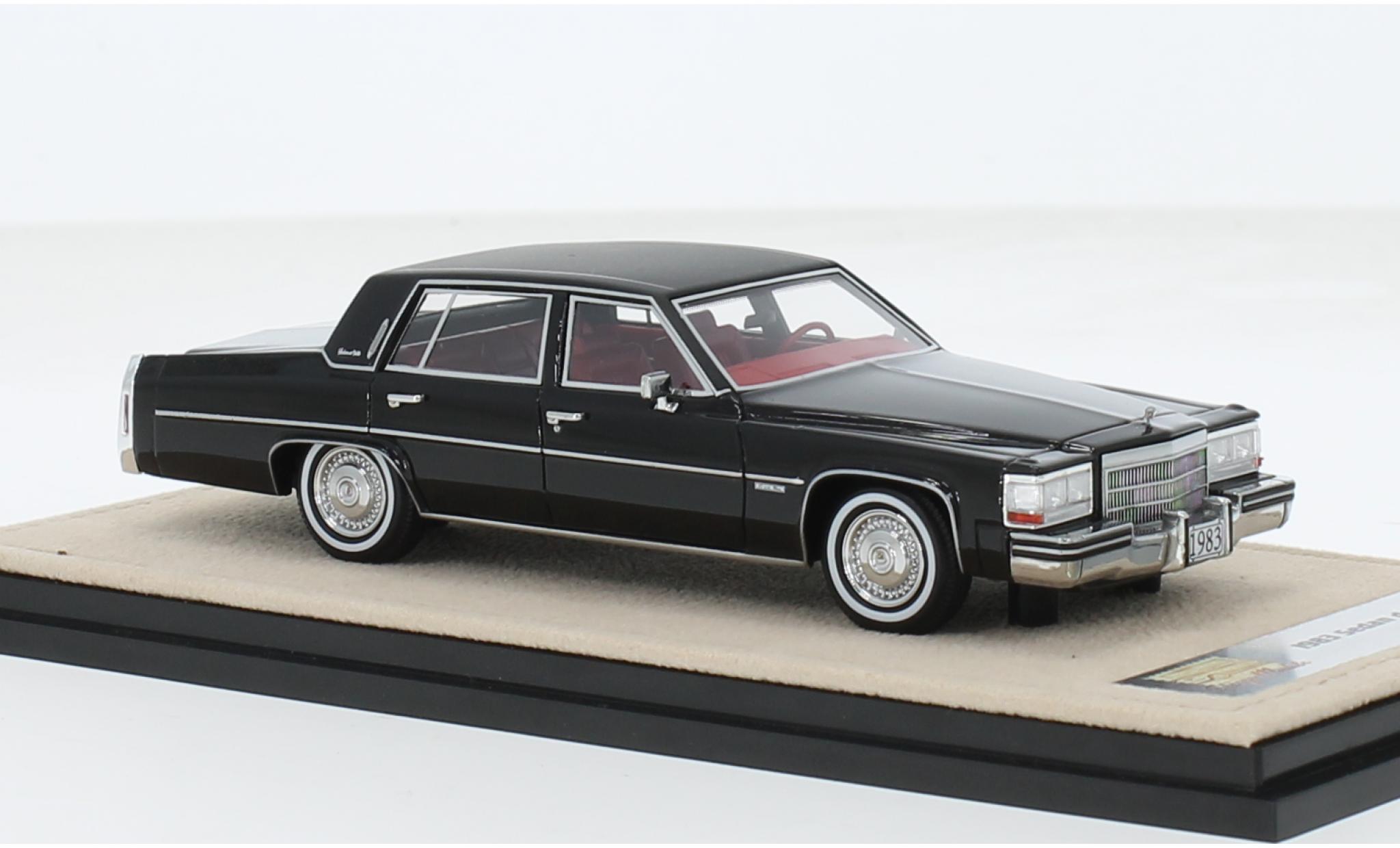 Cadillac Sedan 1/43 Stamp Models DeVille black 1983 1:43 diecast model cars
