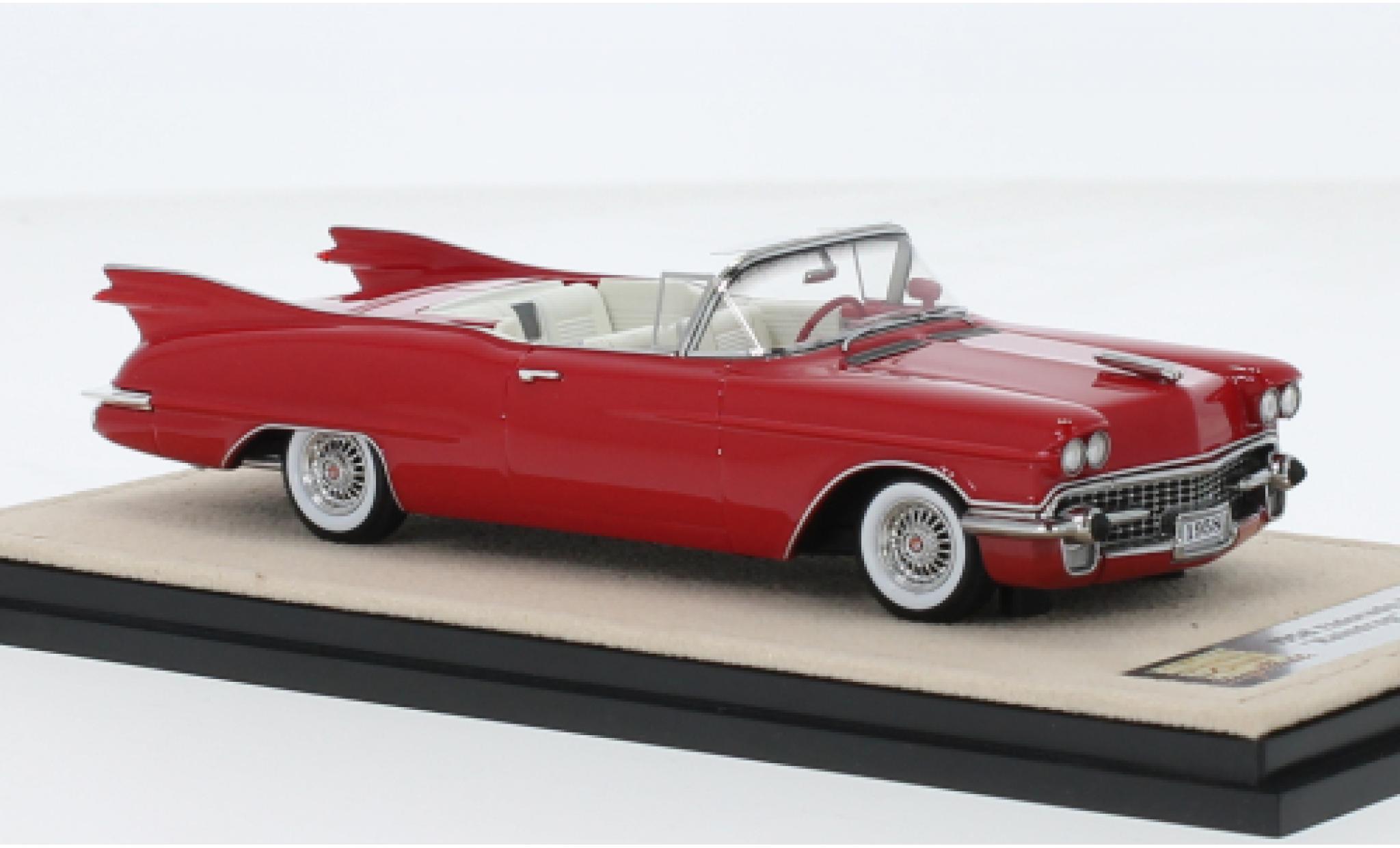 Cadillac Eldorado 1/43 Stamp Models Biarritz Raindrop Concept red 1958 diecast model cars