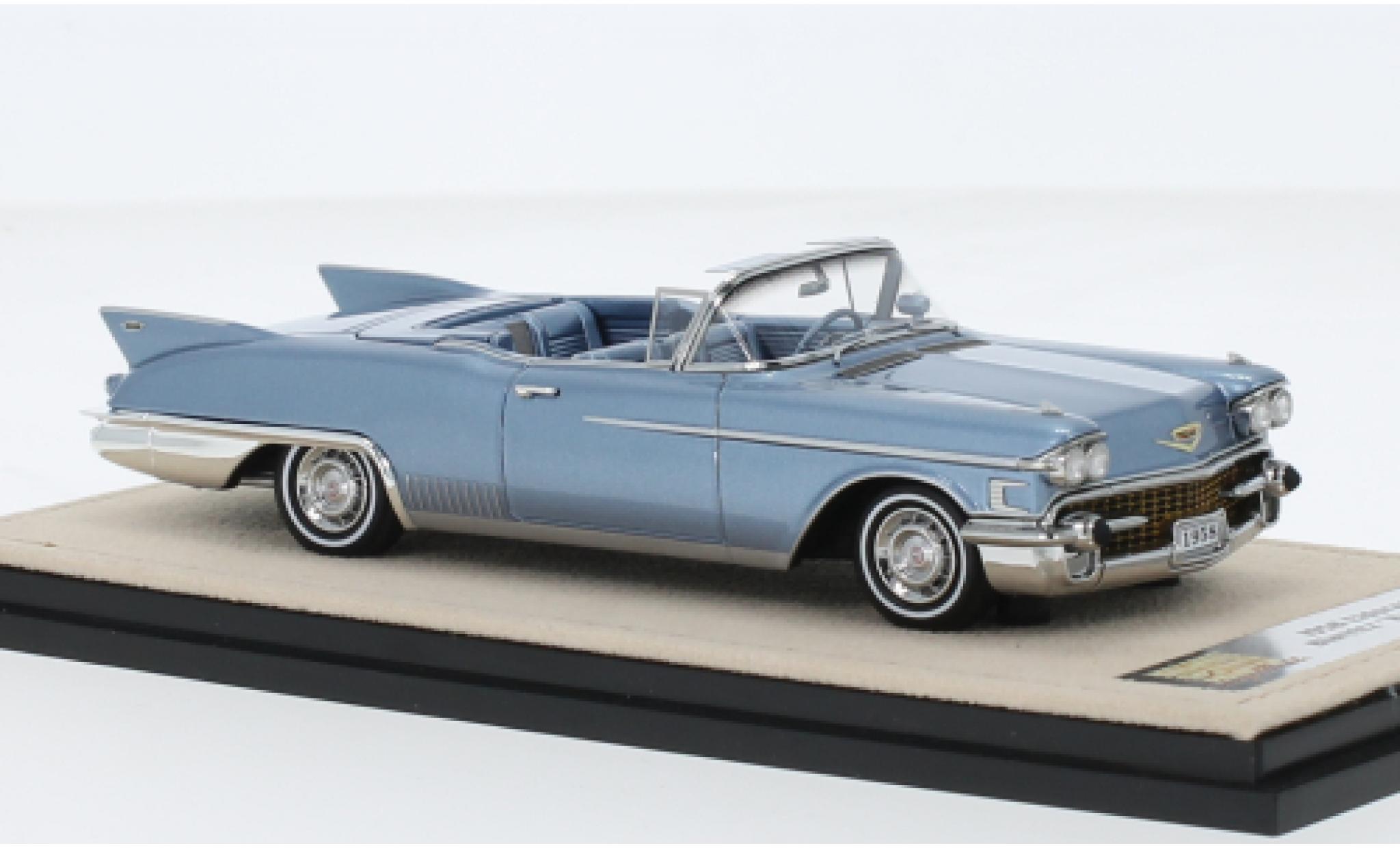 Cadillac Eldorado 1/43 Stamp Models Biarritz Raindrop metallise blue clair 1958 diecast model cars