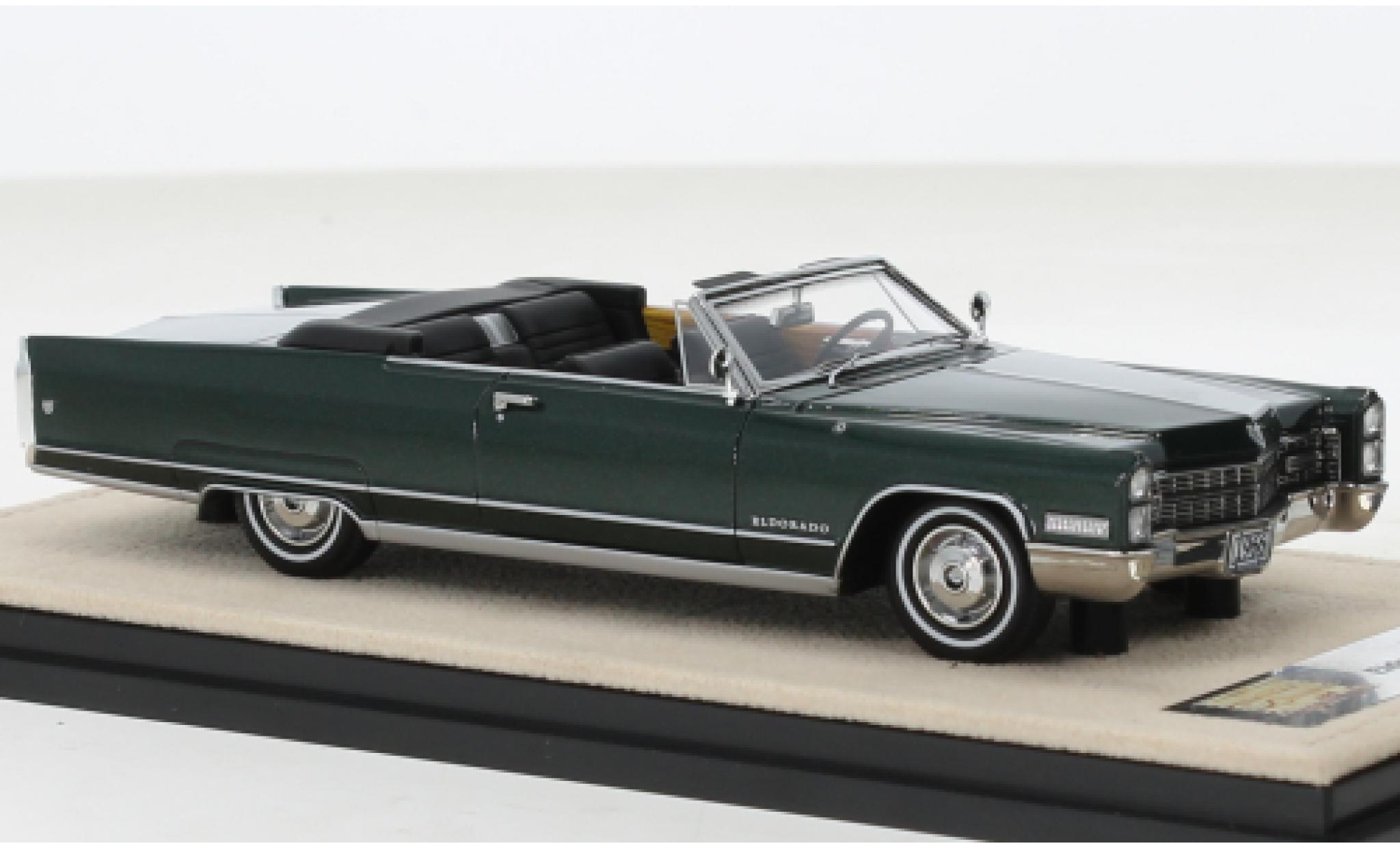 Cadillac Eldorado 1/43 Stamp Models Convertible green fonc&eacute; 1966 diecast model cars