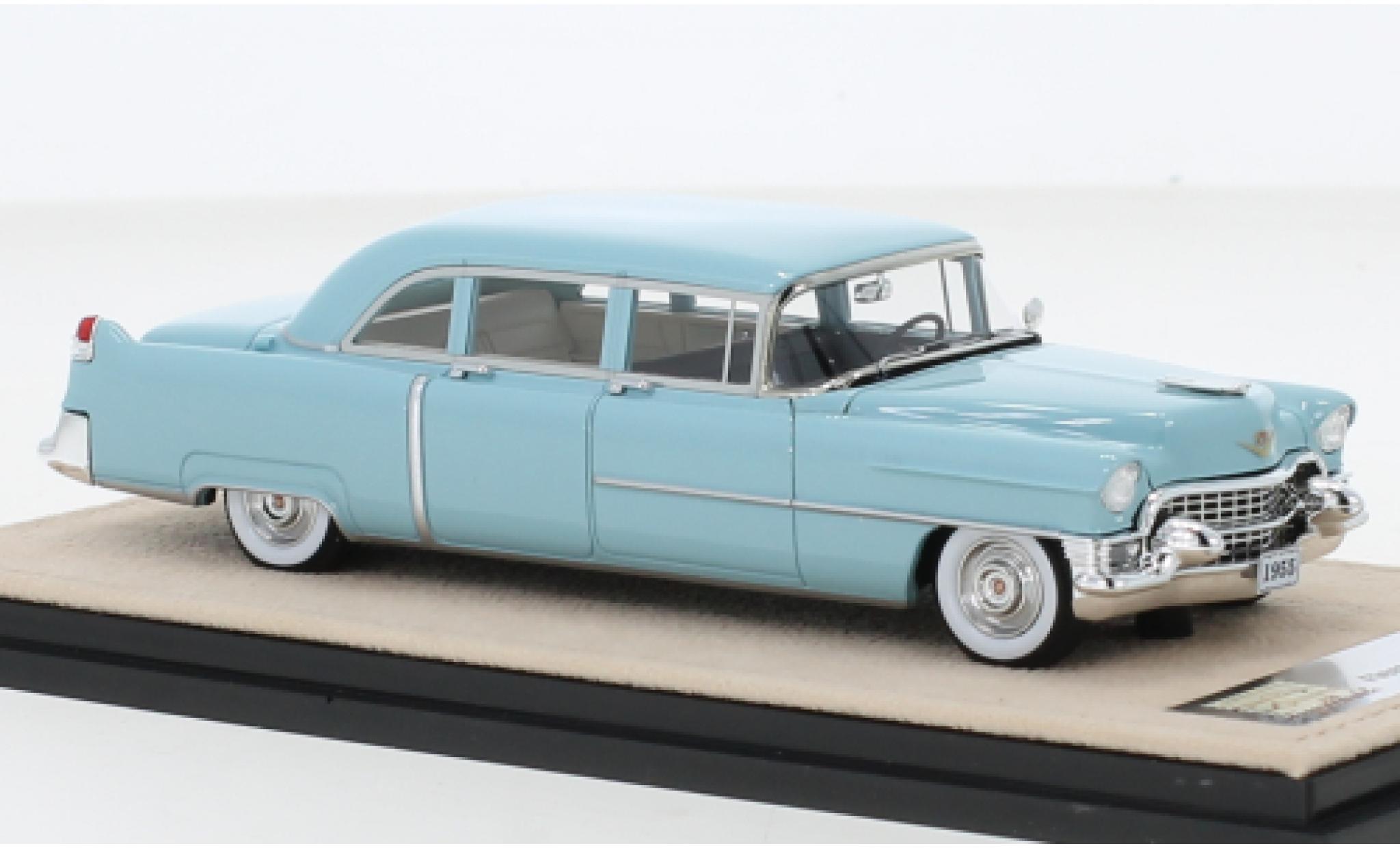 Cadillac Fleetwood 1/43 Stamp Models 75 Limousine blue clair 1955 diecast model cars