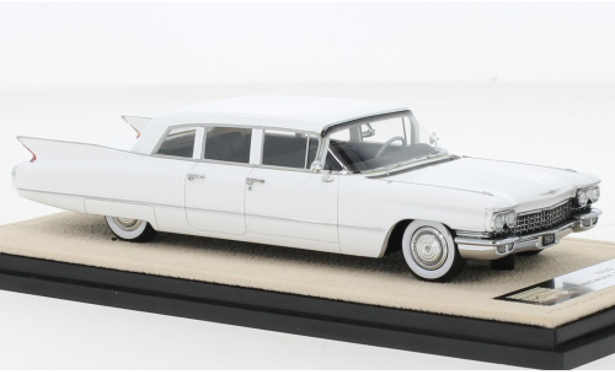 Cadillac Fleetwood 1/43 Stamp Models 75 Limousine white 1960 diecast model cars