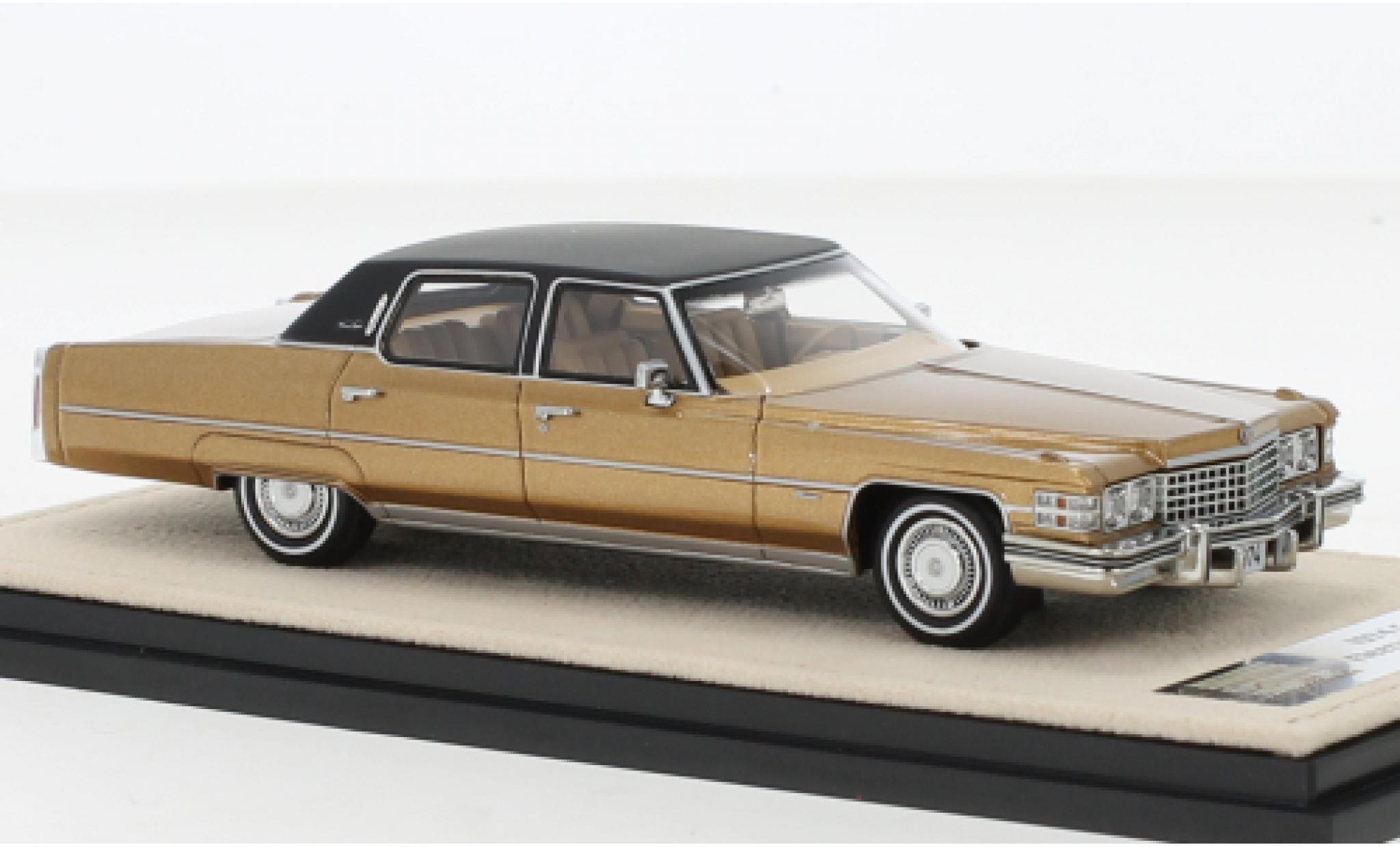 Cadillac Fleetwood 1/43 Stamp Models Brougham metallise brown 1974 diecast model cars