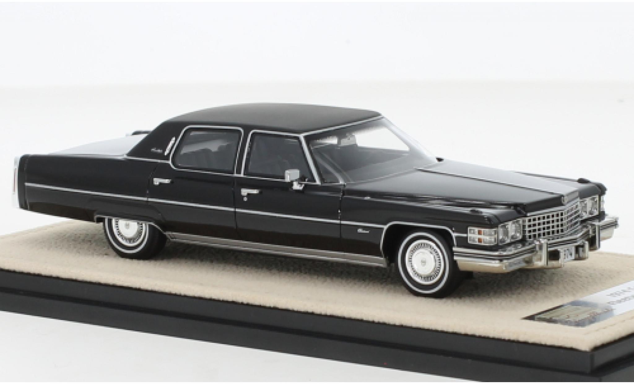 Cadillac Fleetwood 1/43 Stamp Models Brougham black 1974 diecast model cars