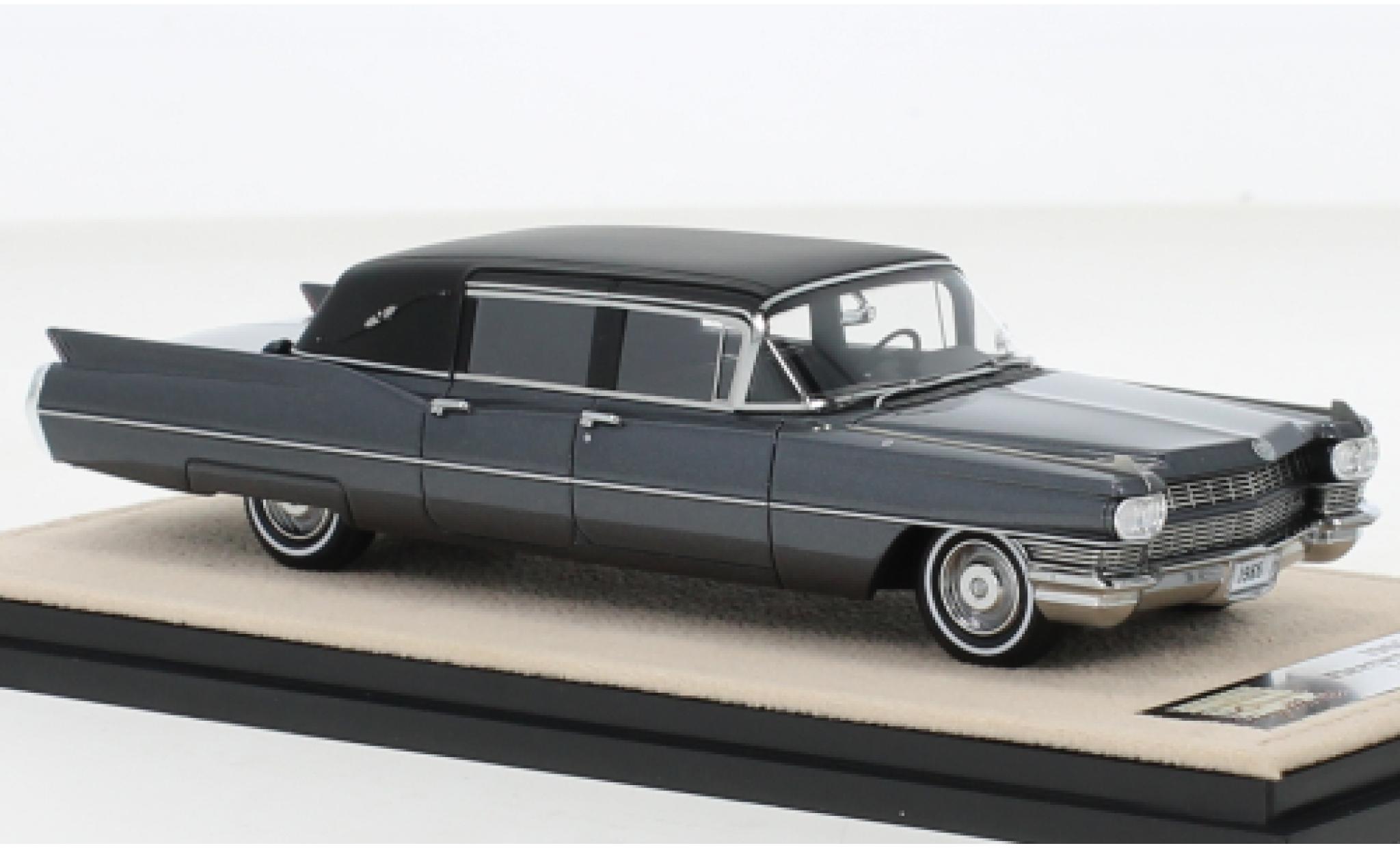 Cadillac Fleetwood 1/43 Stamp Models formel Limousine Landau Top metallise grey/black 1968 diecast model cars