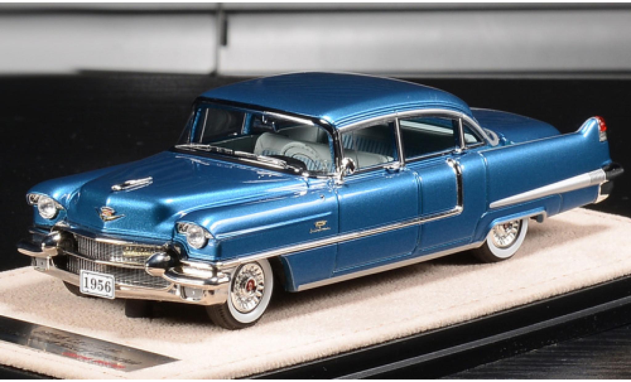 Cadillac Fleetwood 1/43 Stamp Models Sixty Special metallise blue 1956 diecast model cars