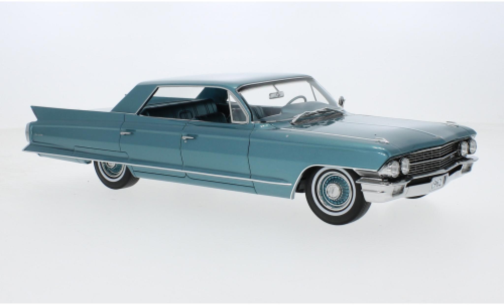 Cadillac Sedan 1/18 Stamp Models DeVille metallise turquoise 1962 diecast model cars