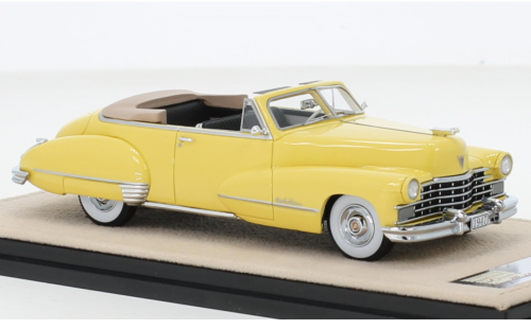 Cadillac Series 62 1/43 Stamp Models Convertible yellow 1947 diecast model cars