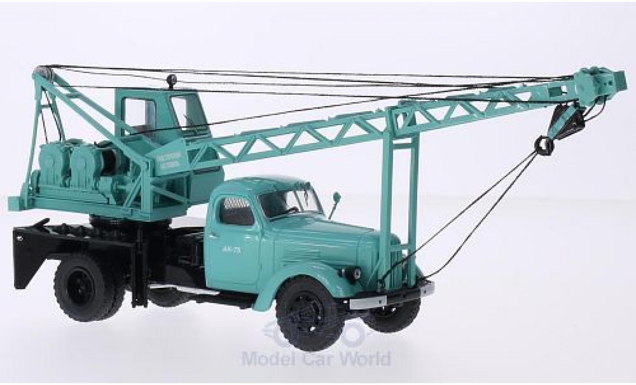 Zil 164 1/43 Start Scale Models ZIL t&uuml;rkis AK-75 Kranwagen Ausstellungsfahrzeug diecast model cars