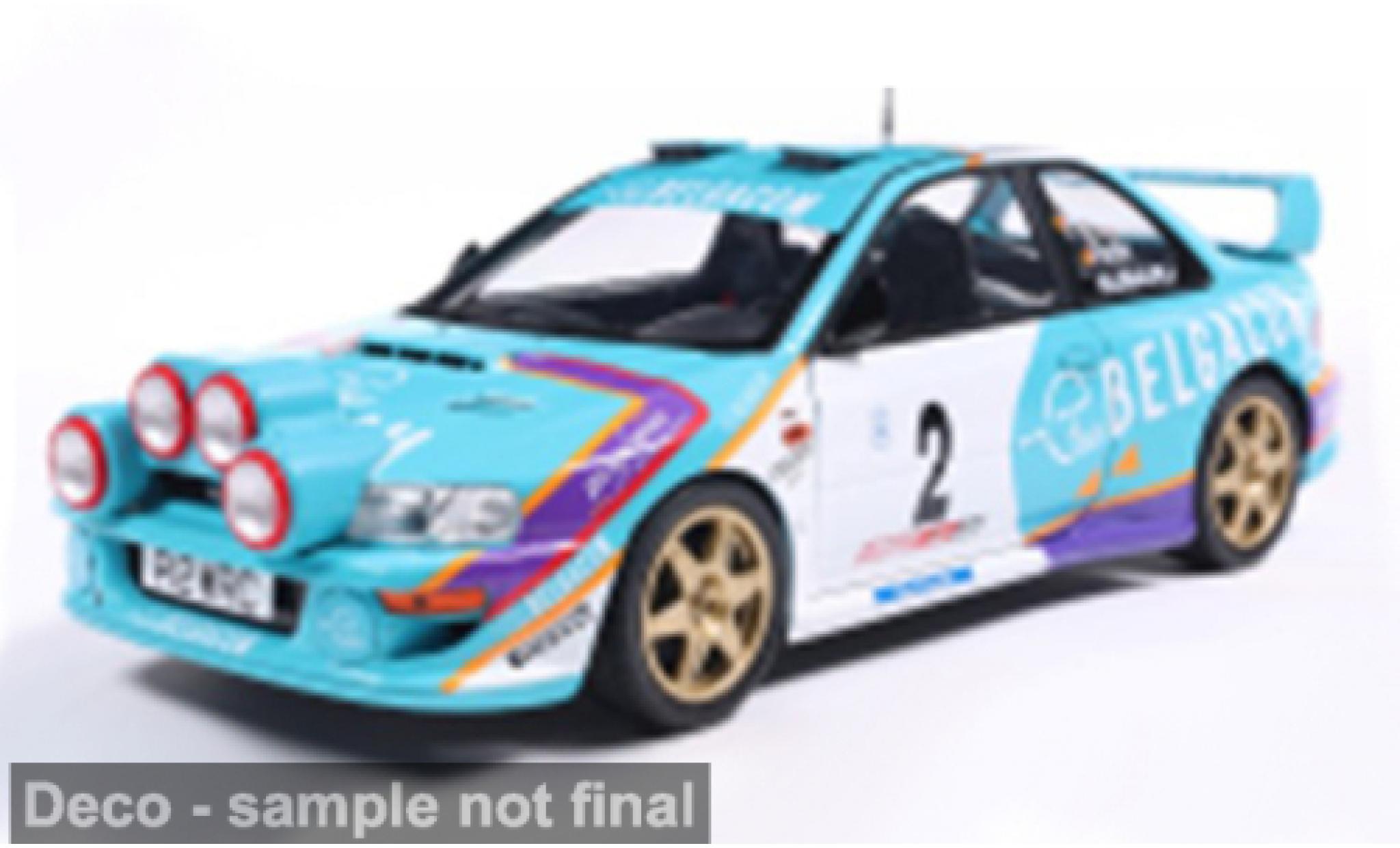 Subaru Impreza 1/18 Solido S5 WRC99 #2 1:18 diecast model cars